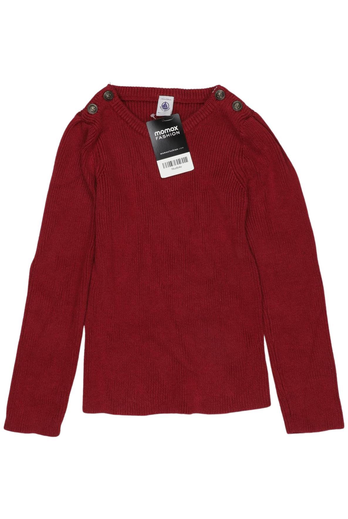 

Petit Bateau Damen Pullover, bordeaux, Gr. 10