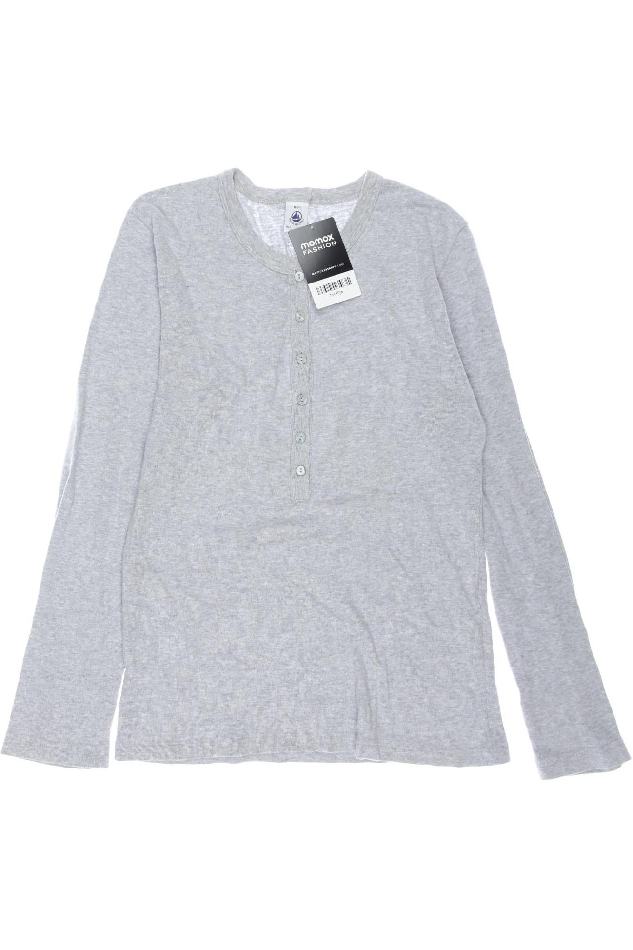 

Petit Bateau Damen Langarmshirt, grau, Gr. 18