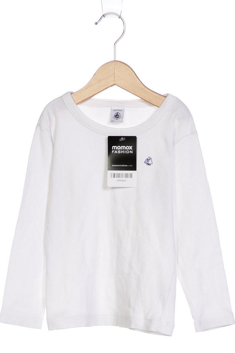 

Petit Bateau Mädchen Langarmshirt, weiß, Gr. 110