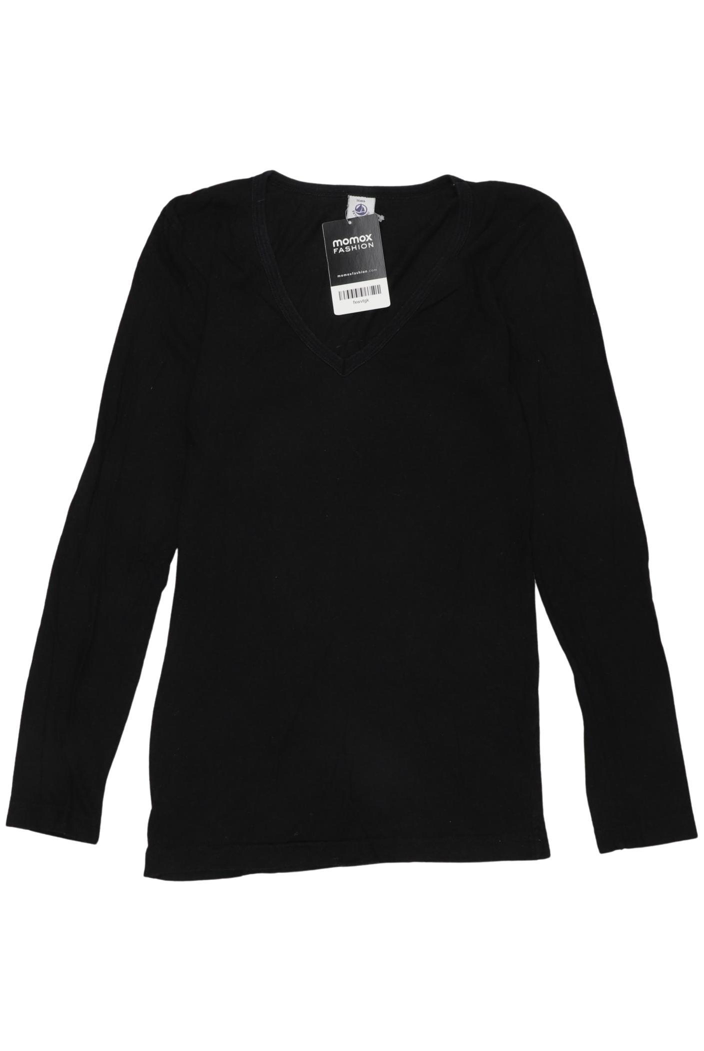 

Petit Bateau Damen Langarmshirt, schwarz, Gr. 16