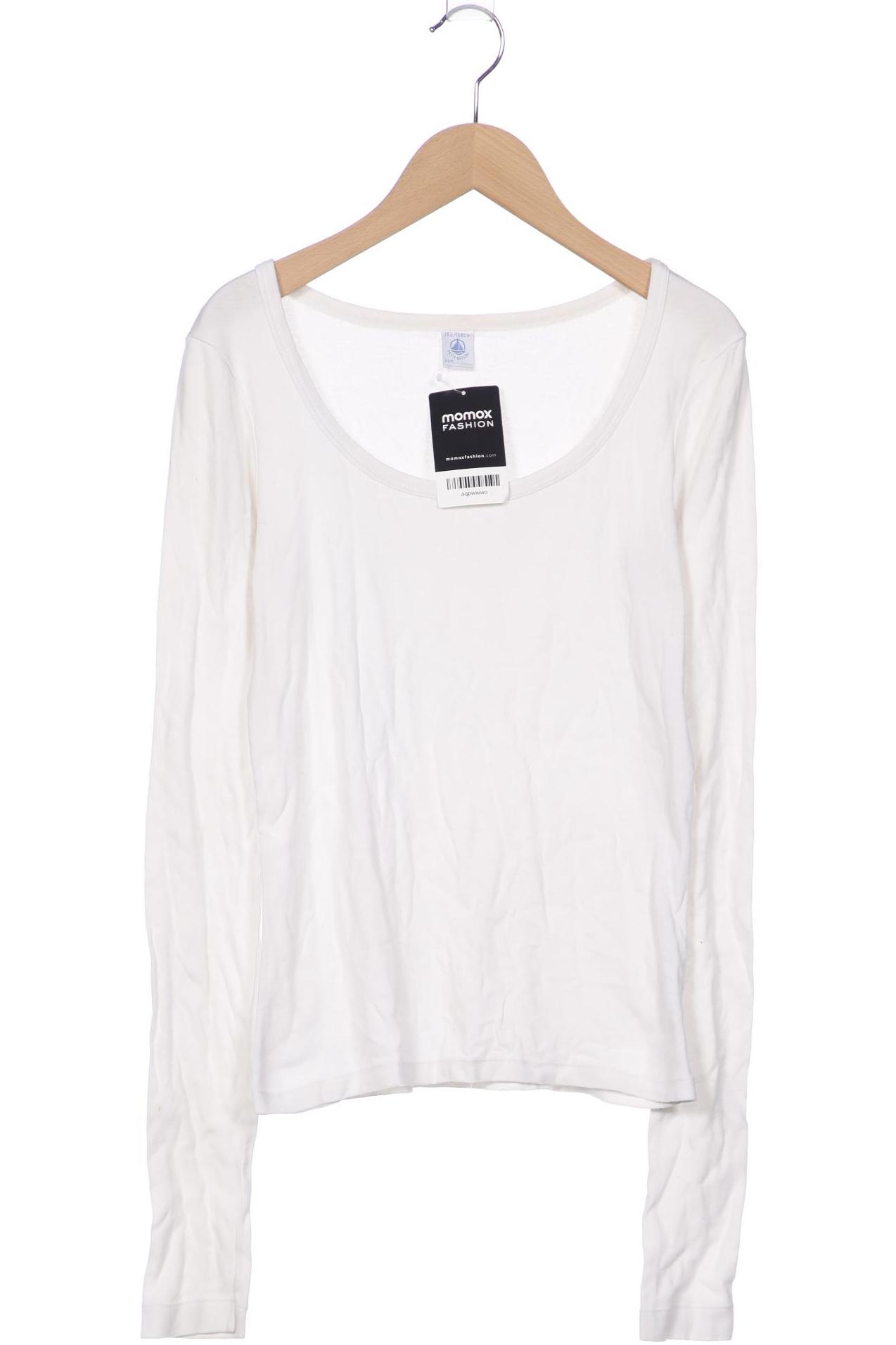 

Petit Bateau Damen Langarmshirt, weiß, Gr. 164