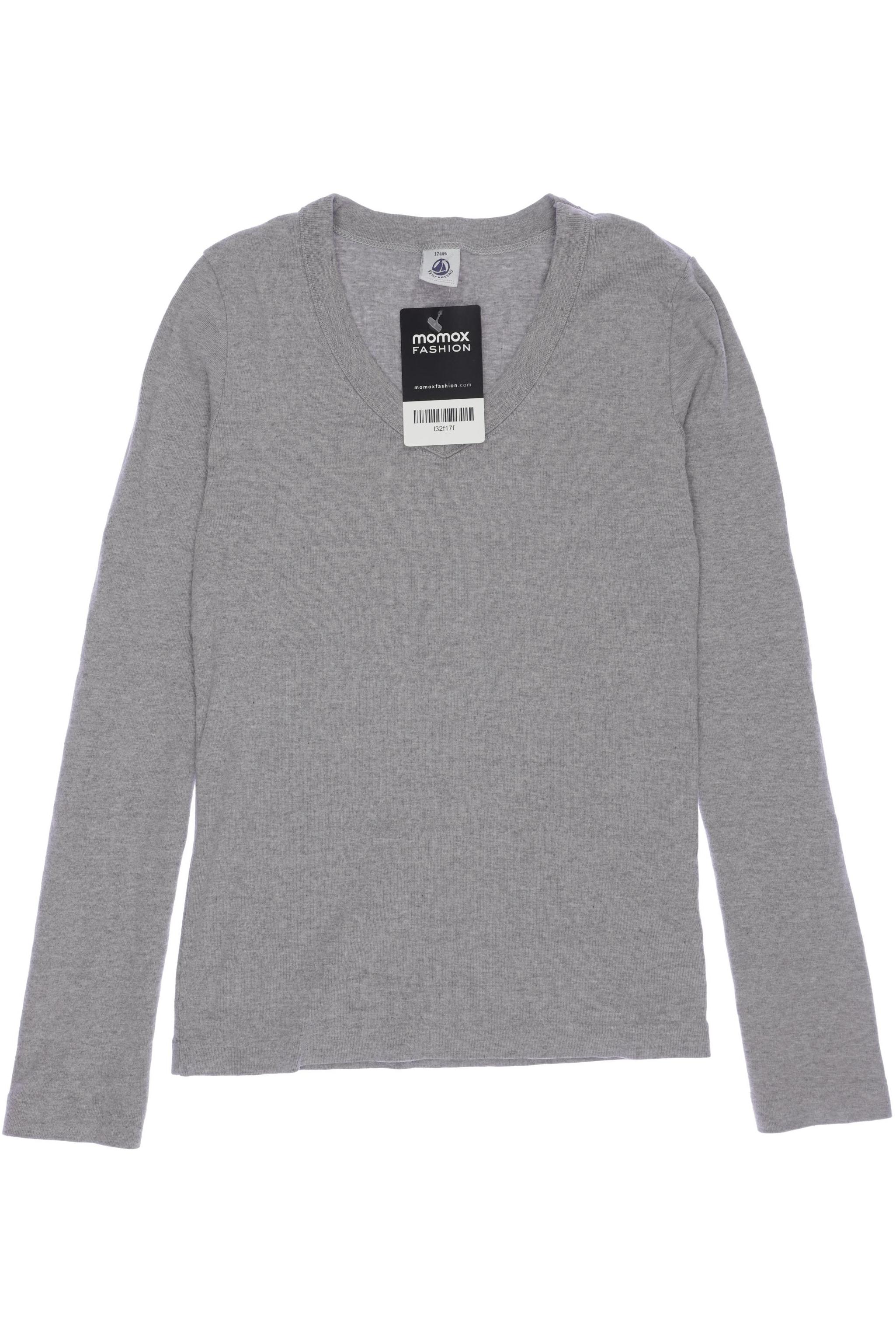 

Petit Bateau Damen Langarmshirt, grau, Gr. 12
