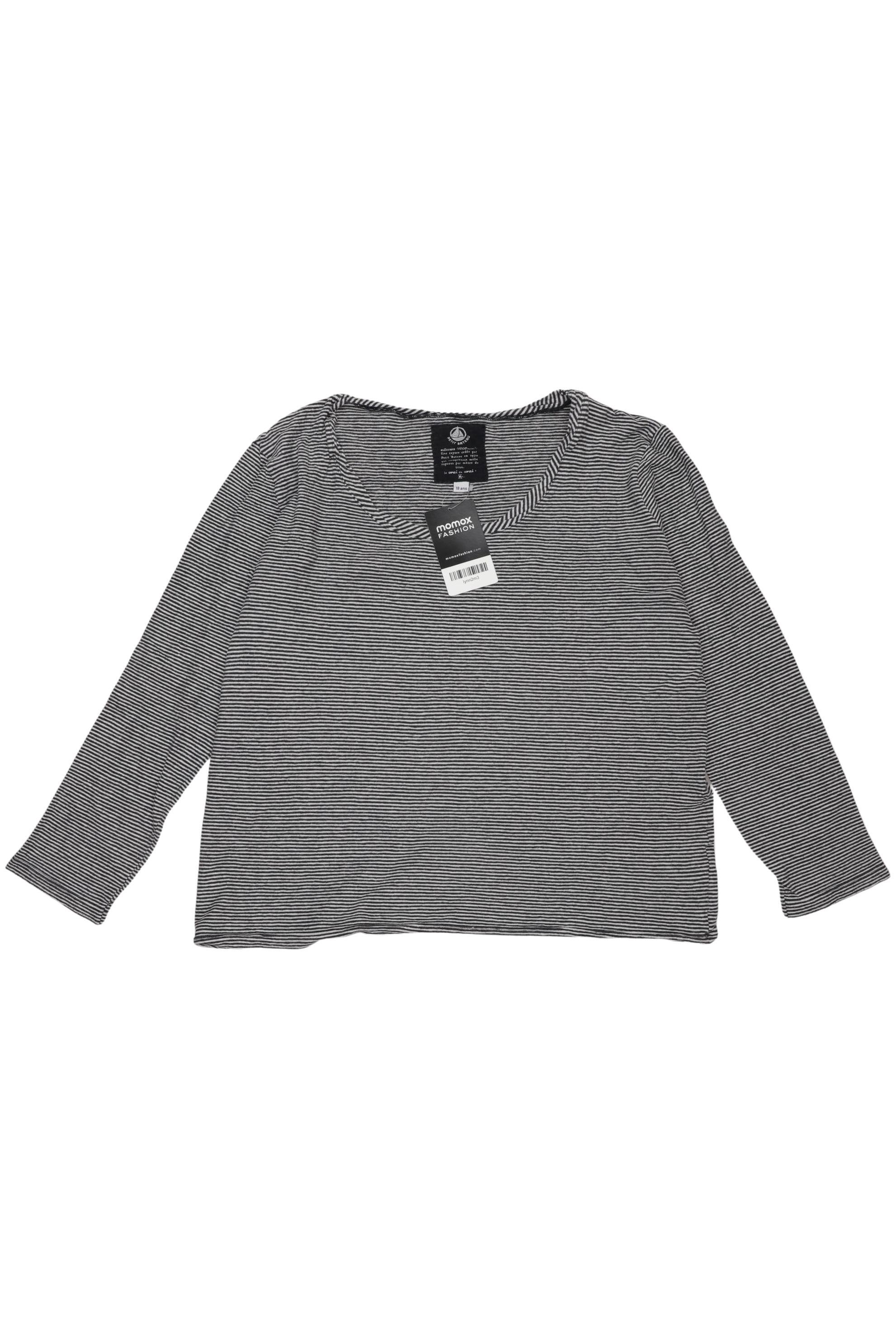 

Petit Bateau Damen Langarmshirt, grau, Gr. 18