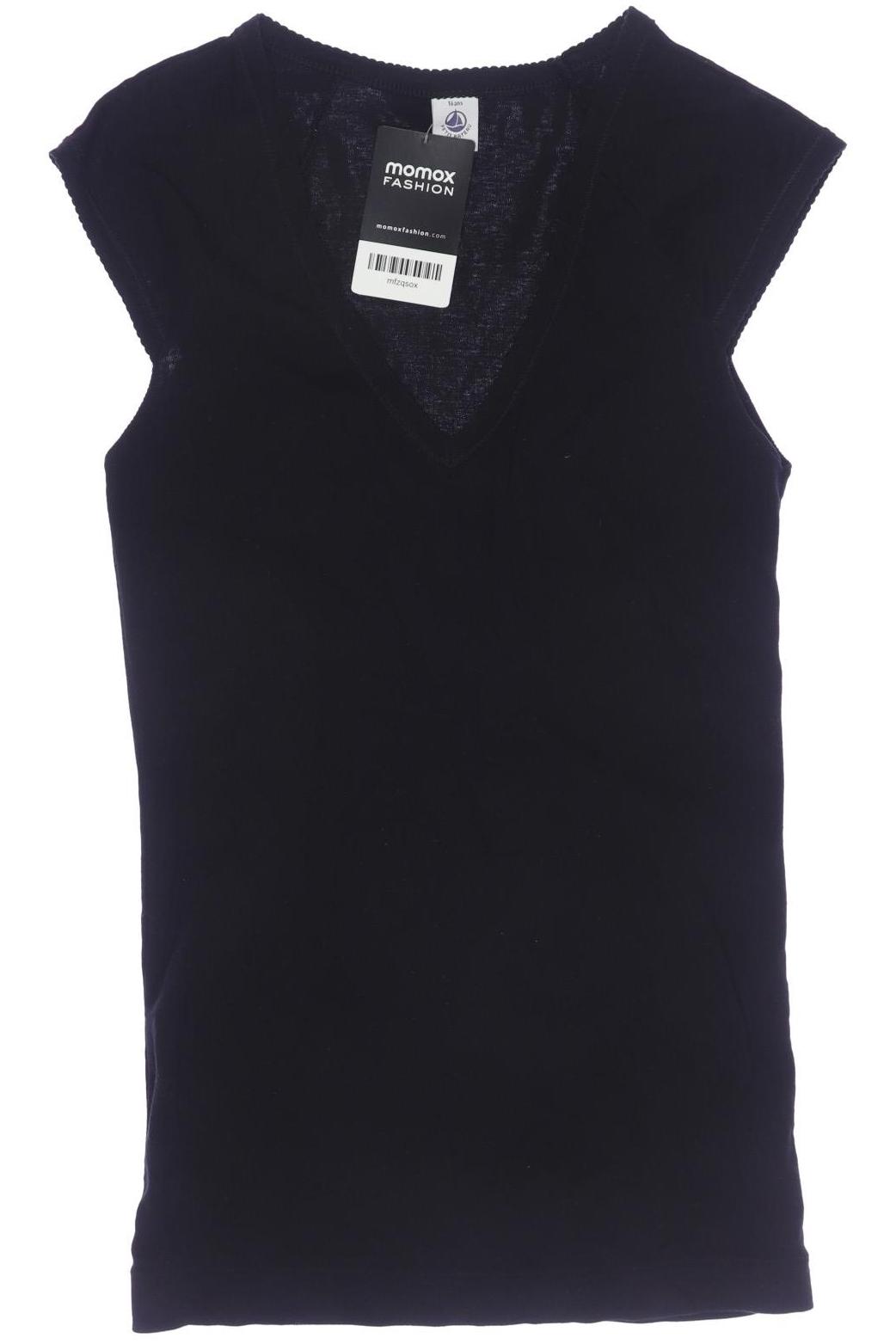 

Petit Bateau Damen T-Shirt, schwarz, Gr. 16