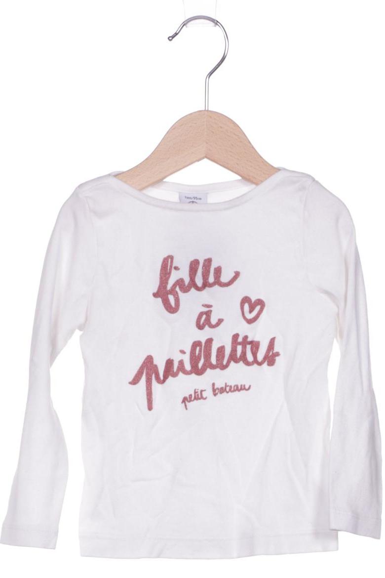 

Petit Bateau Damen Langarmshirt, weiß, Gr. 92