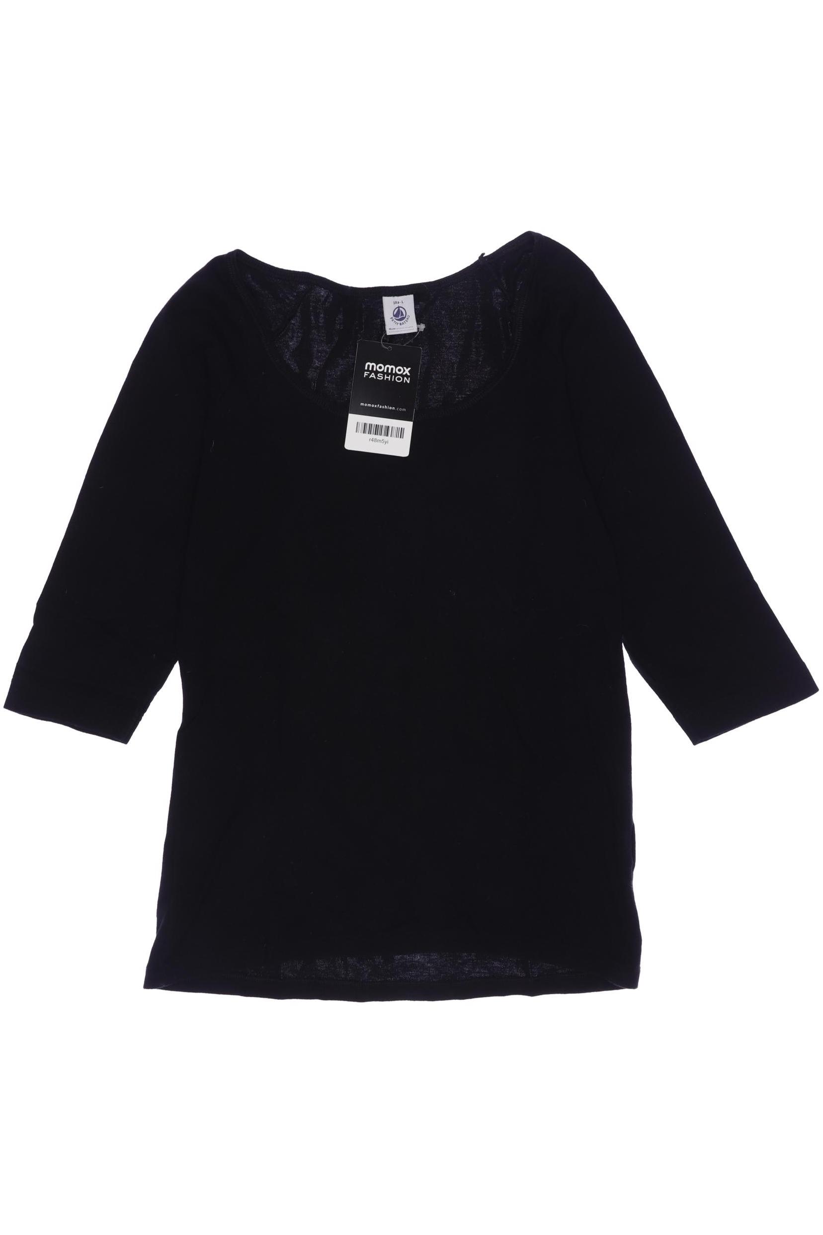 

Petit Bateau Damen Langarmshirt, schwarz, Gr. 18