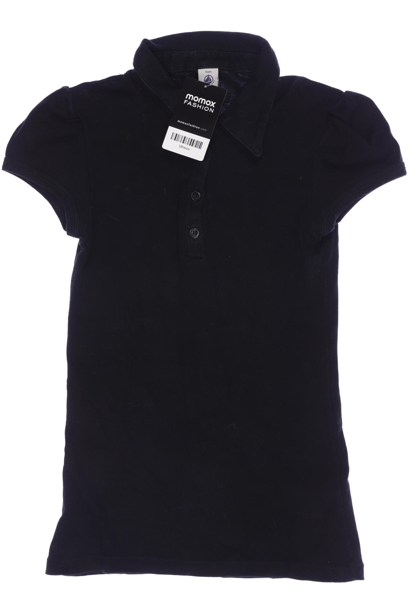 

Petit Bateau Damen Poloshirt, schwarz, Gr. 14