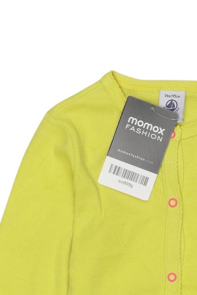 Thumbnail - Petit Bateau Mädchen Strickjacke, gelb, Gr. 92