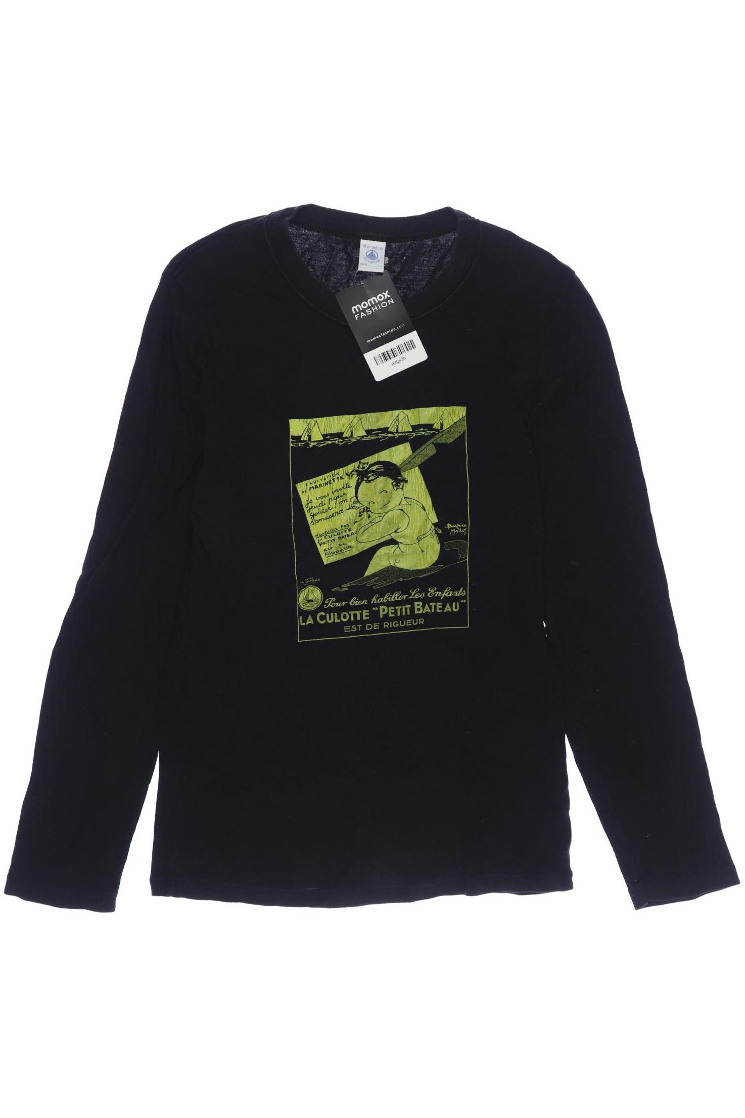 

Petit Bateau Damen Langarmshirt, schwarz, Gr. 164