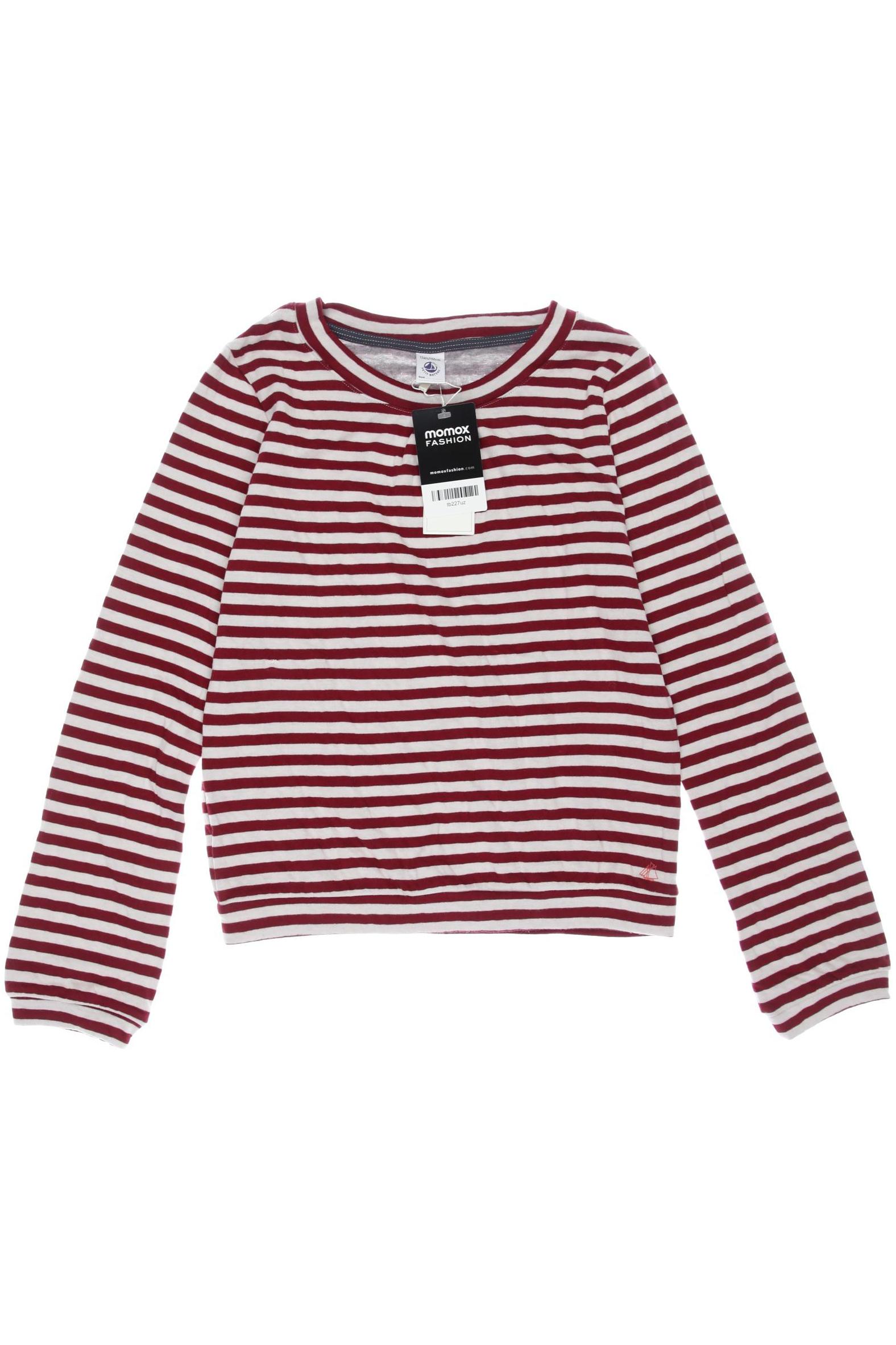 

Petit Bateau Damen Langarmshirt, bordeaux, Gr. 146