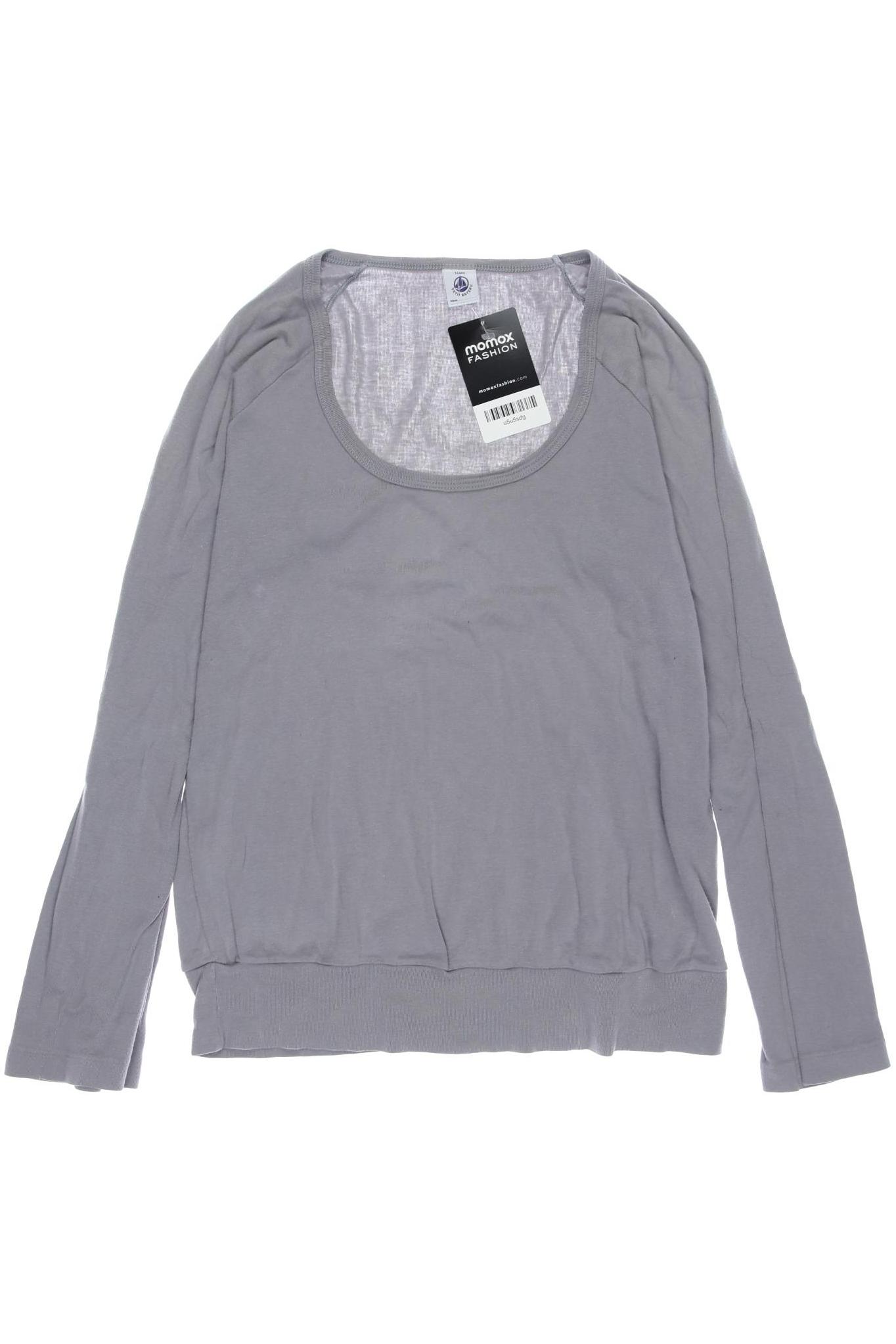 

Petit Bateau Damen Langarmshirt, grau, Gr. 14