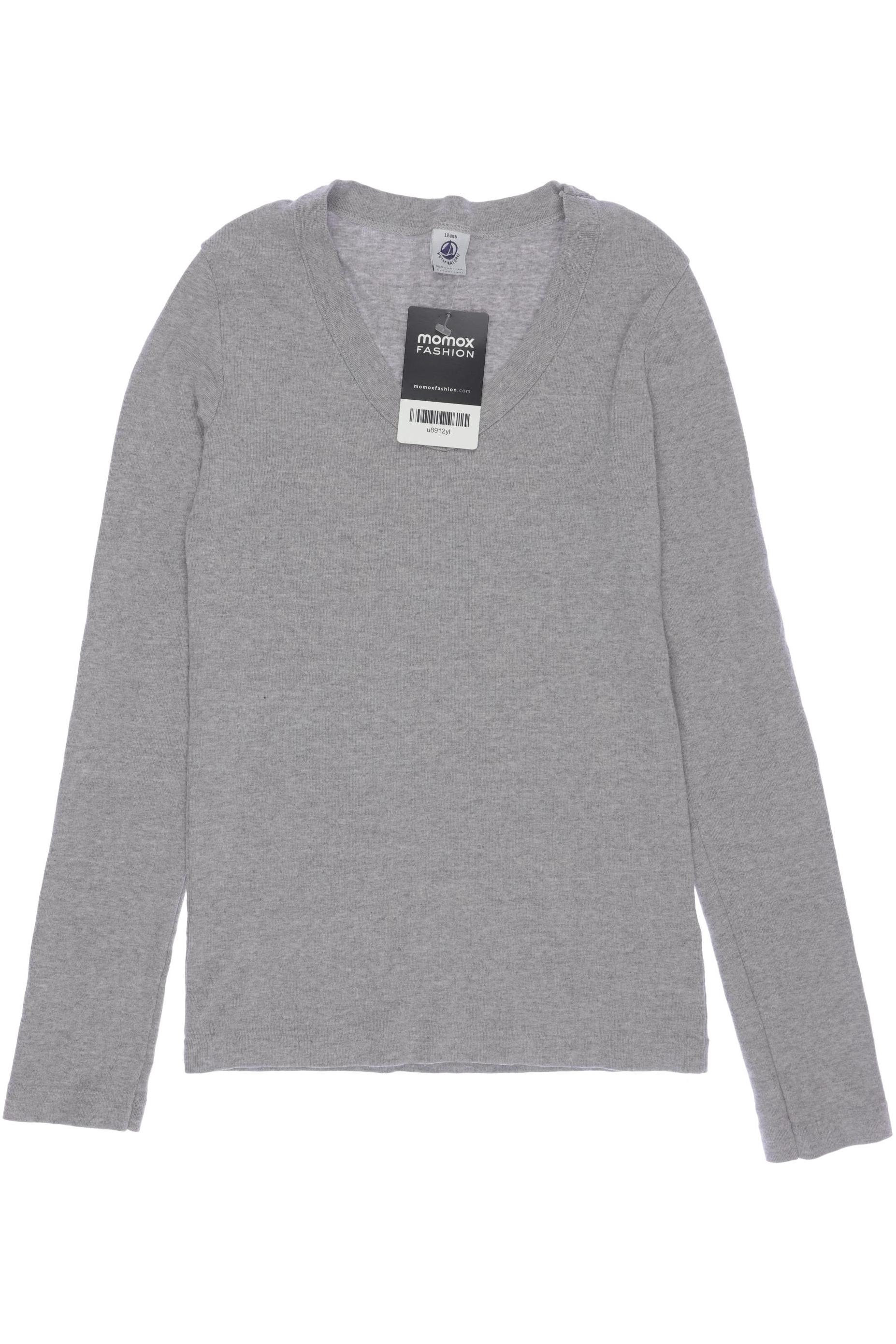 

Petit Bateau Damen Langarmshirt, grau, Gr. 12