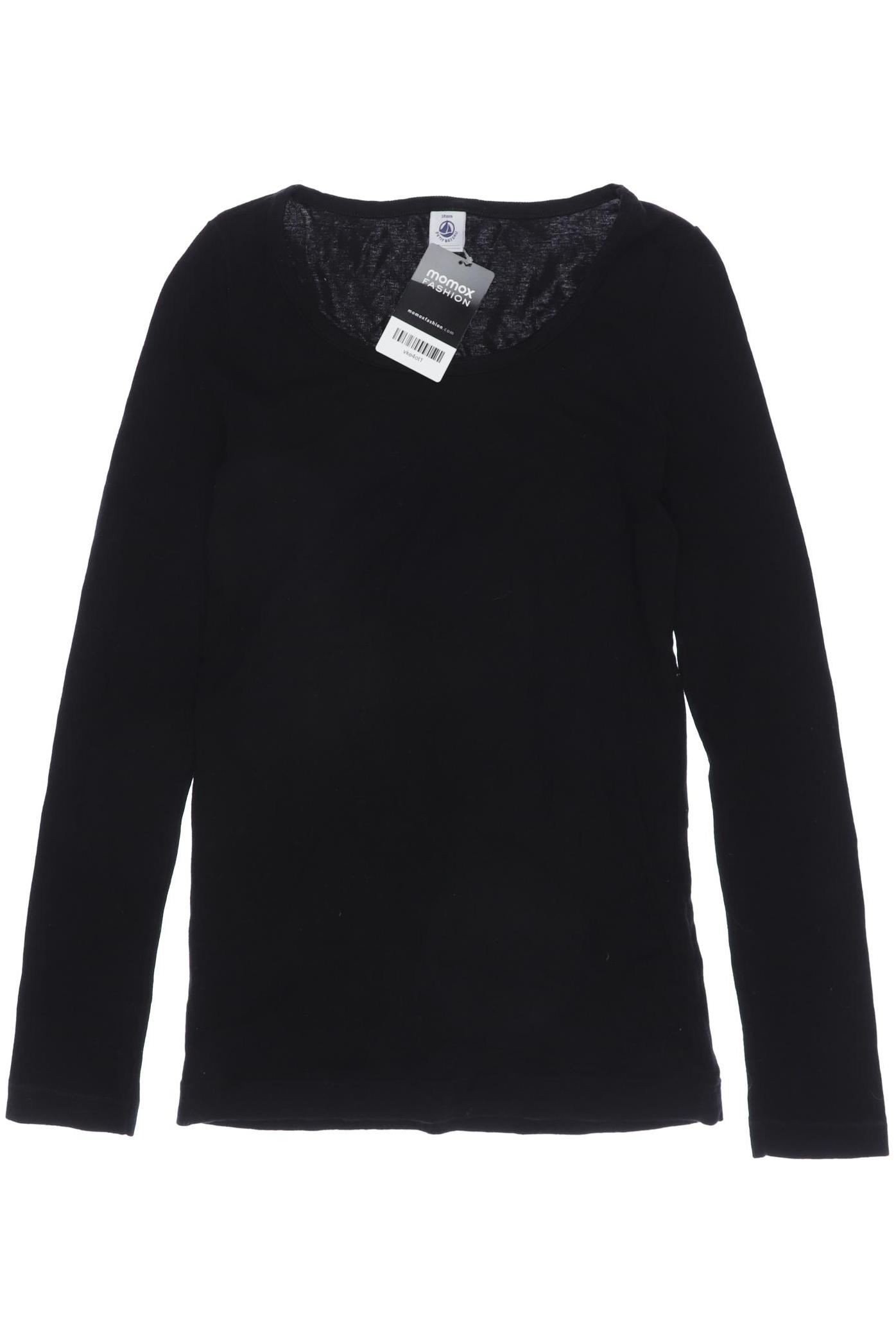 

Petit Bateau Damen Langarmshirt, schwarz, Gr. 18