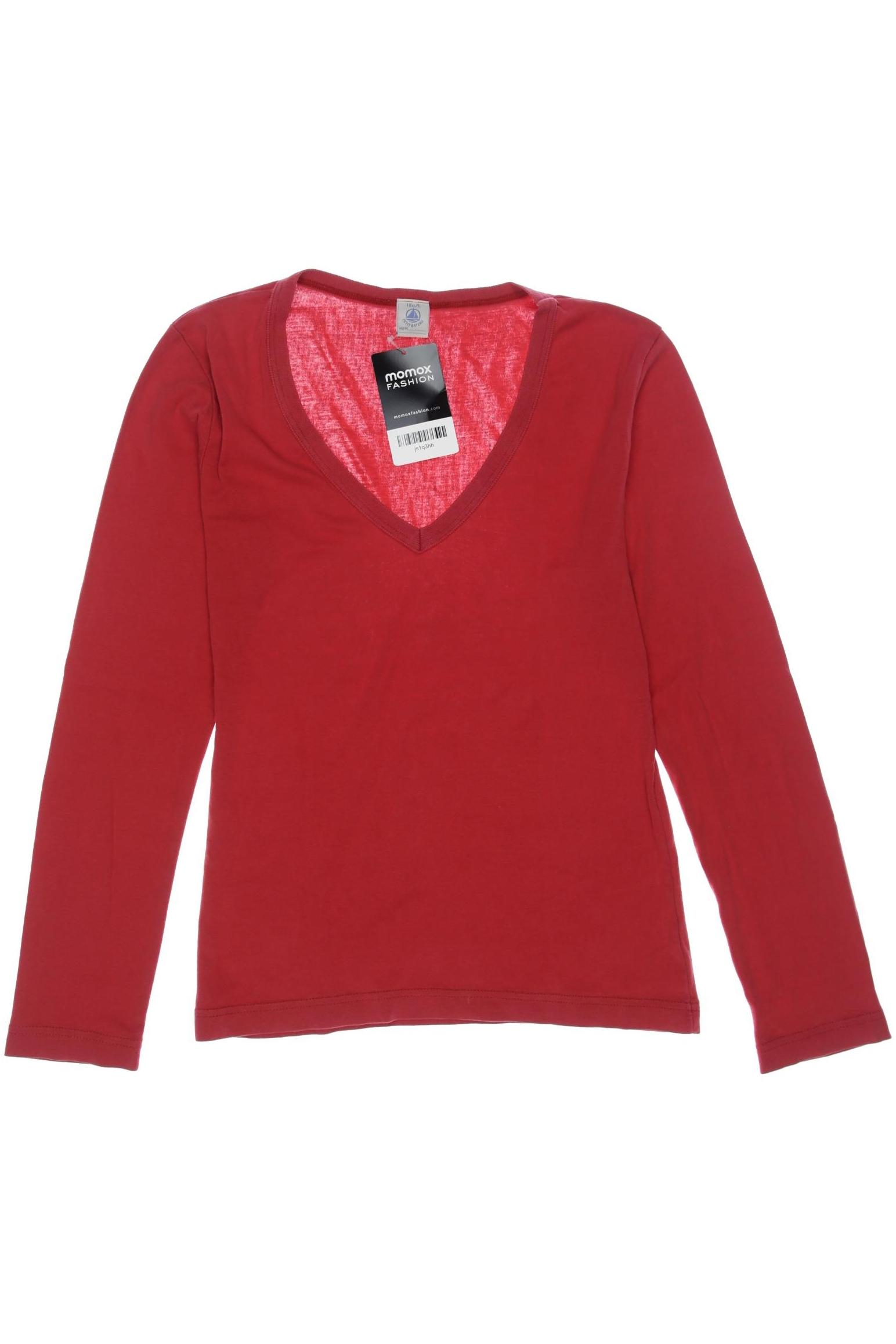

Petit Bateau Mädchen Langarmshirt, rot, Gr. 18