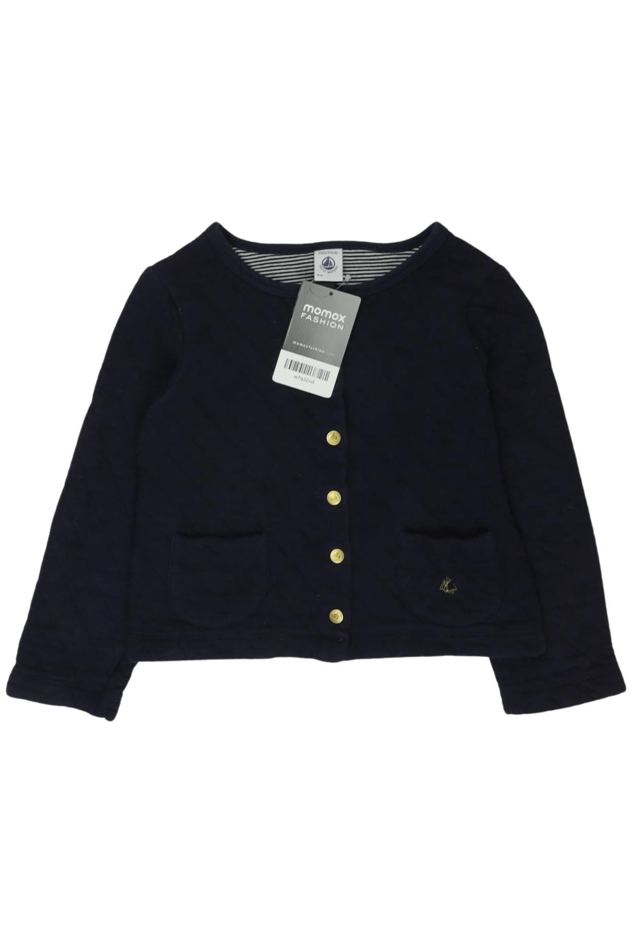 

Petit Bateau Mädchen Strickjacke, marineblau, Gr. 110