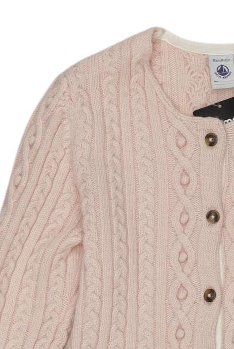 Thumbnail - Petit Bateau Mädchen Strickjacke, pink, Gr. 140
