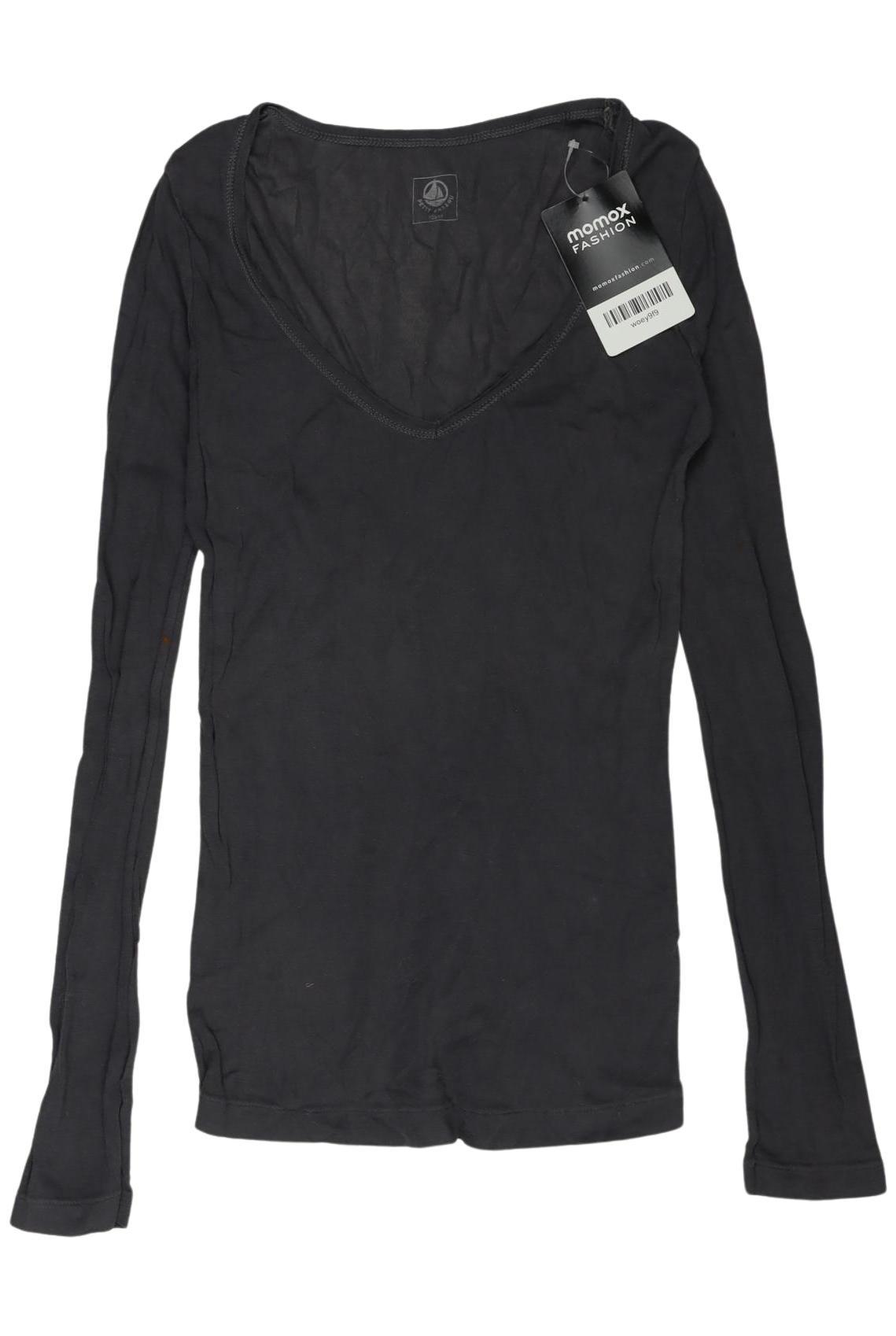 

Petit Bateau Damen Langarmshirt, grau, Gr. 12