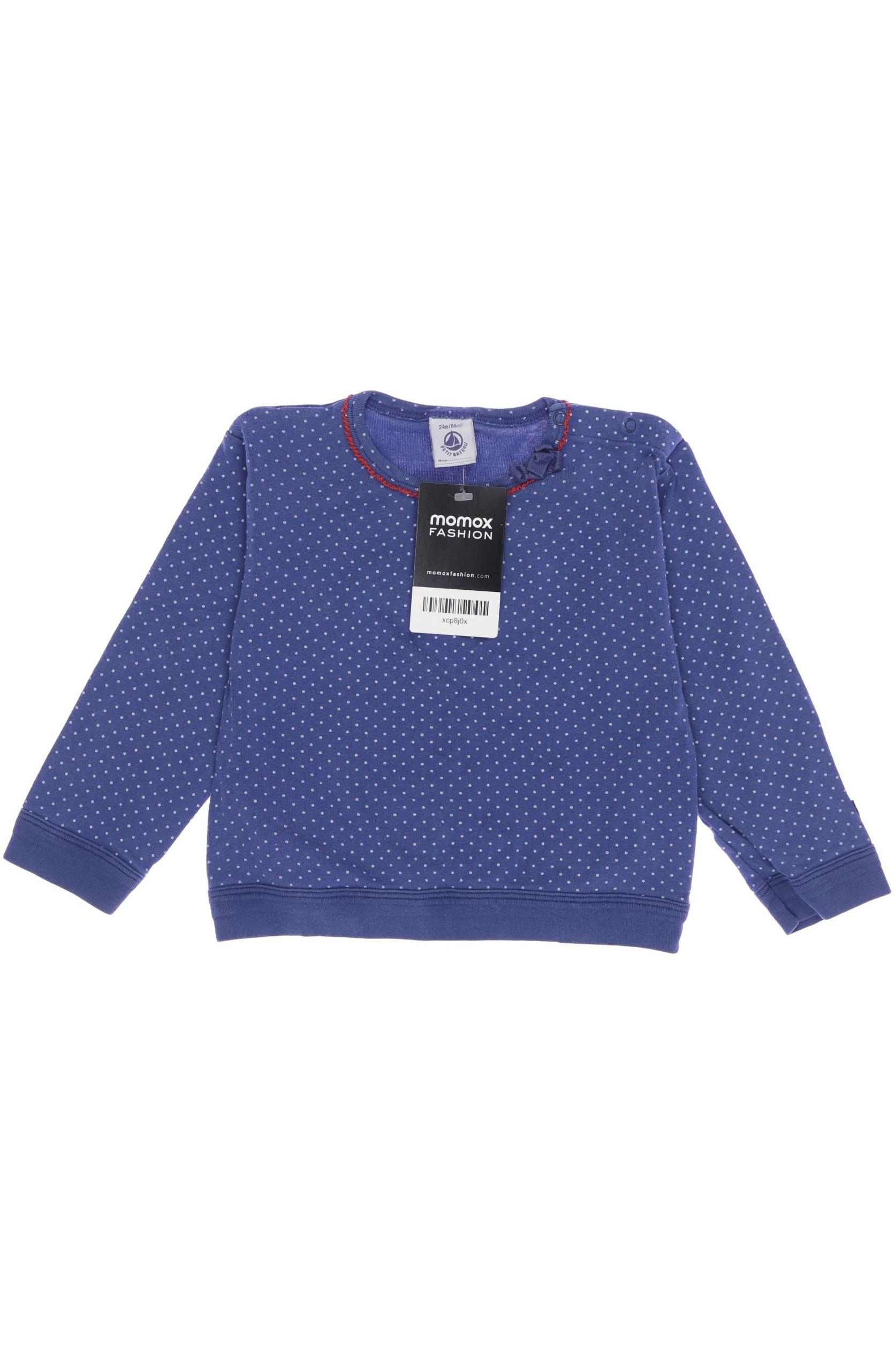 

Petit Bateau Damen Langarmshirt, blau, Gr. 86