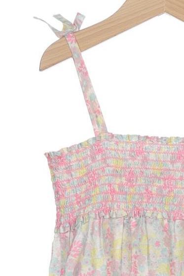 Thumbnail - Petit Bateau Mädchen Kleid, mehrfarbig, Gr. 104