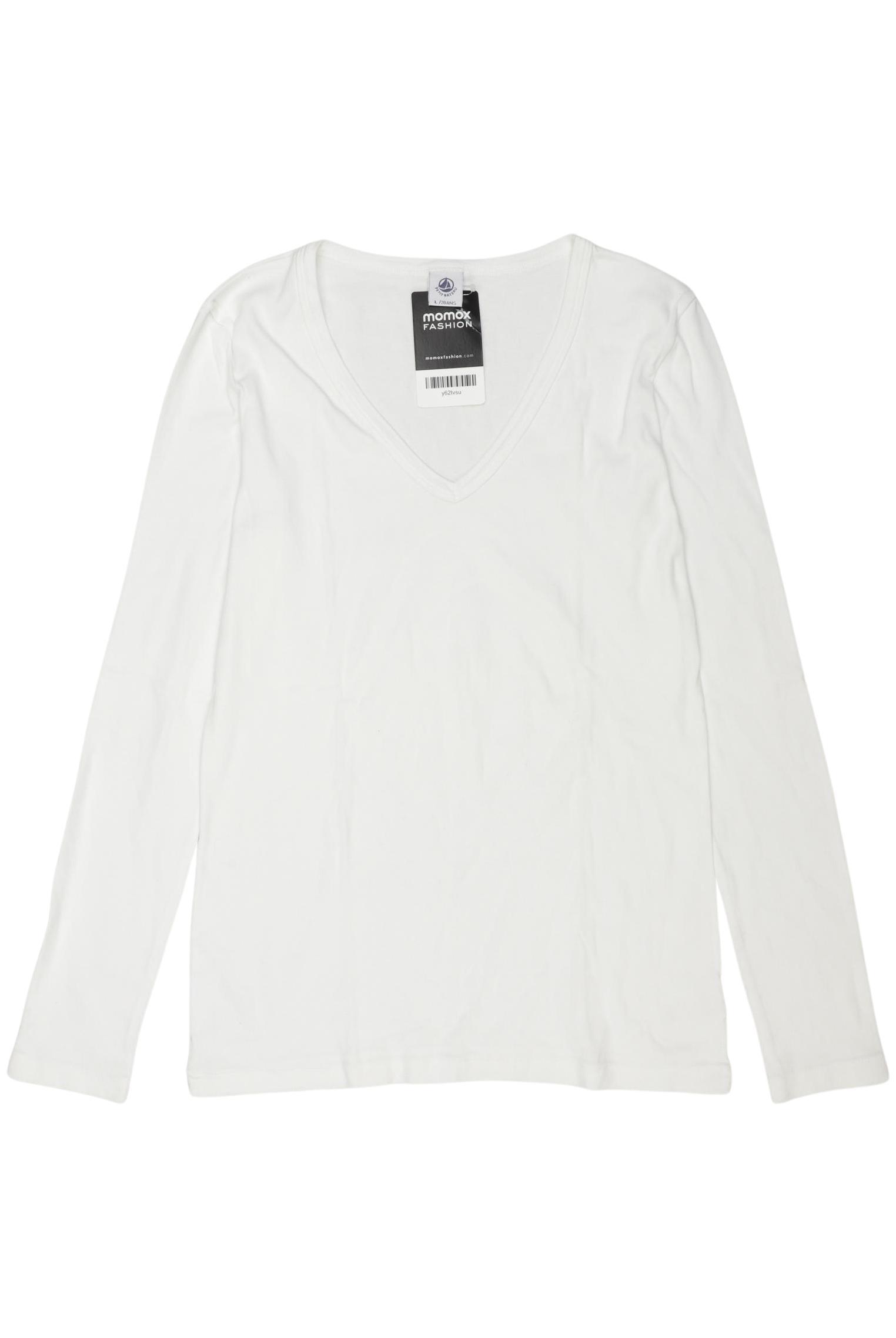 

Petit Bateau Mädchen Langarmshirt, weiß, Gr. 20