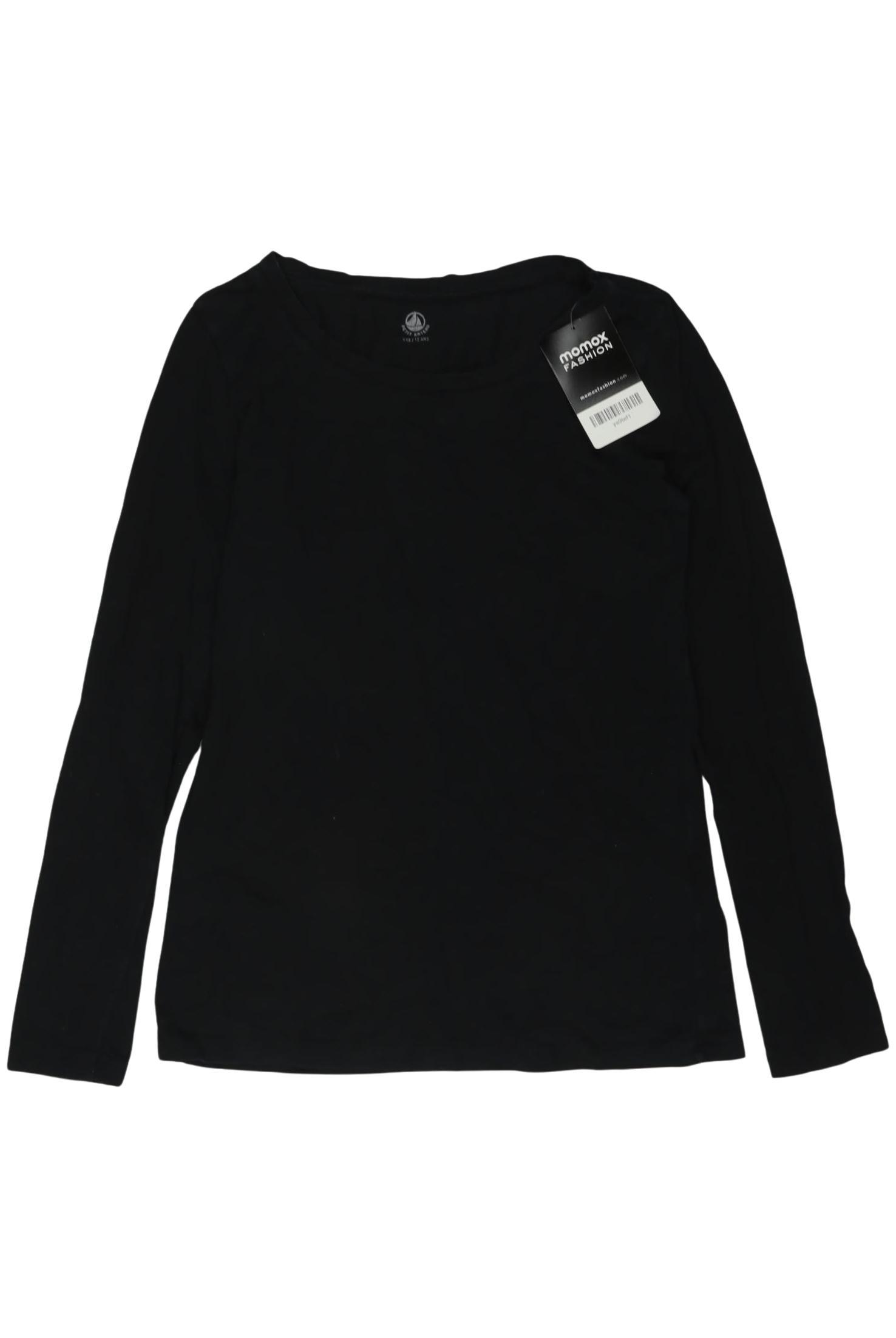 

Petit Bateau Damen Langarmshirt, schwarz, Gr. 12