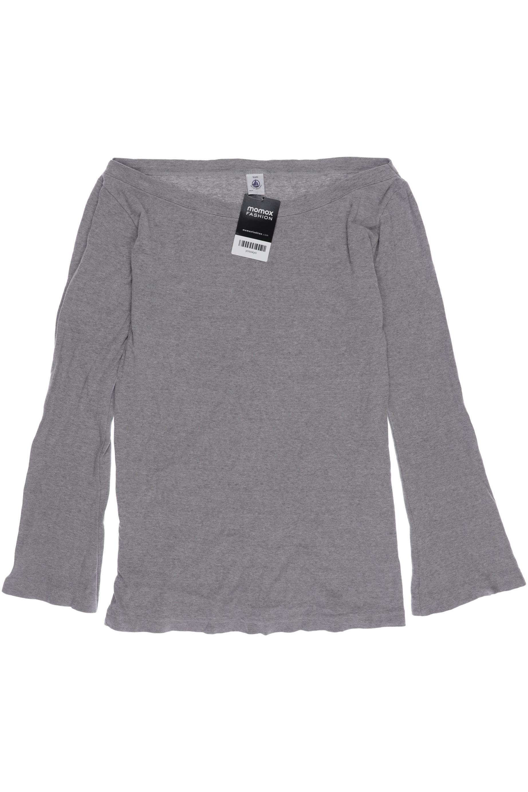 

Petit Bateau Damen Langarmshirt, grau, Gr. 176