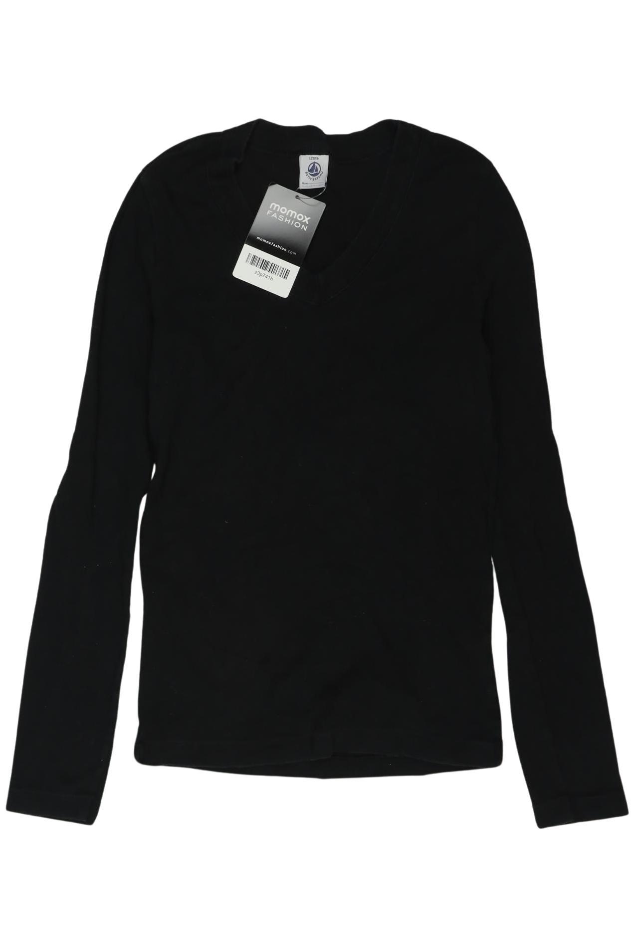 

Petit Bateau Damen Langarmshirt, schwarz, Gr. 12
