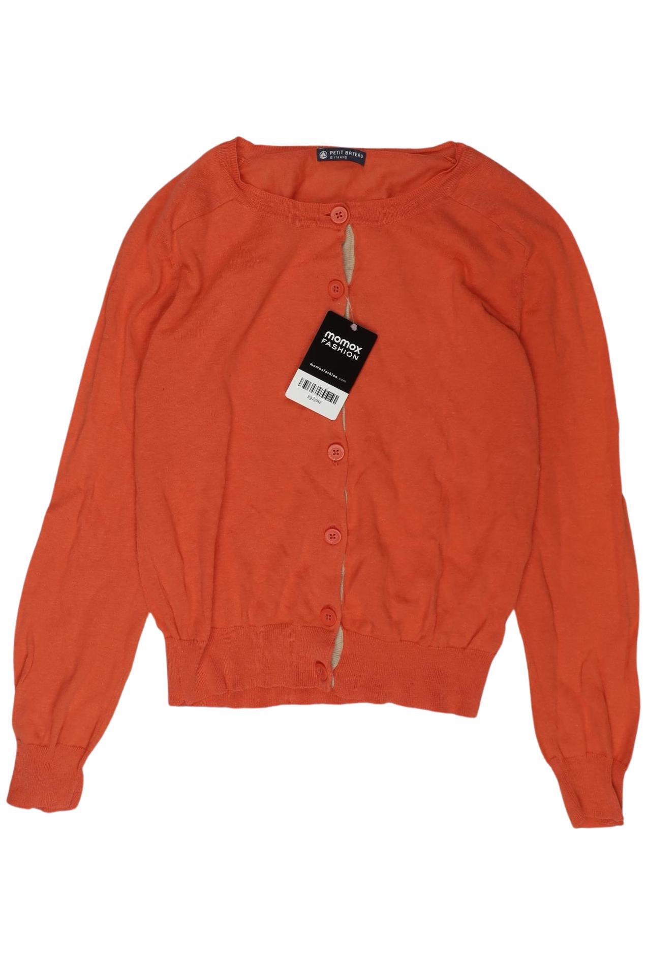 

Petit Bateau Mädchen Strickjacke, orange, Gr. 14