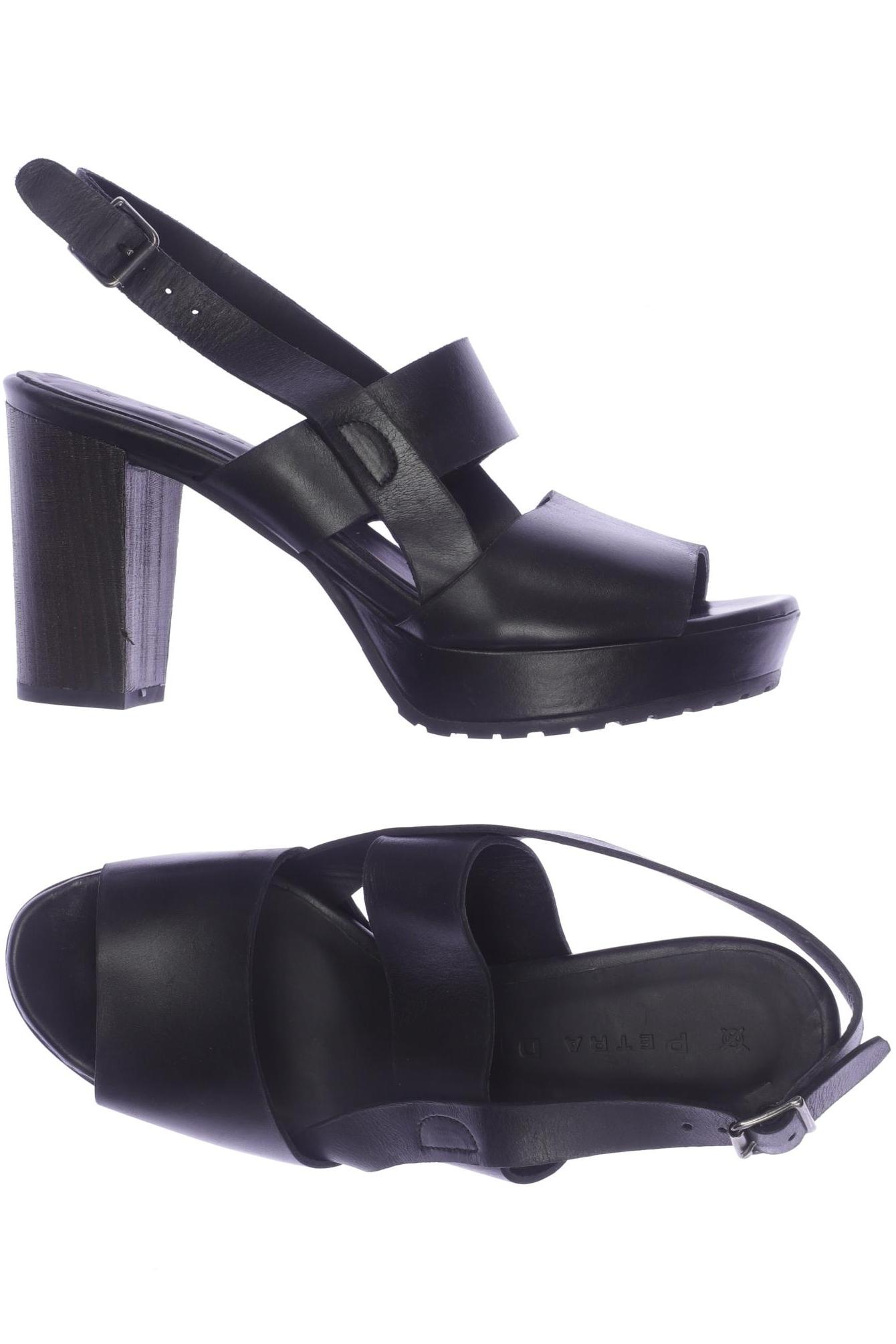 

Petra Dieler Damen Sandale, schwarz, Gr. 38