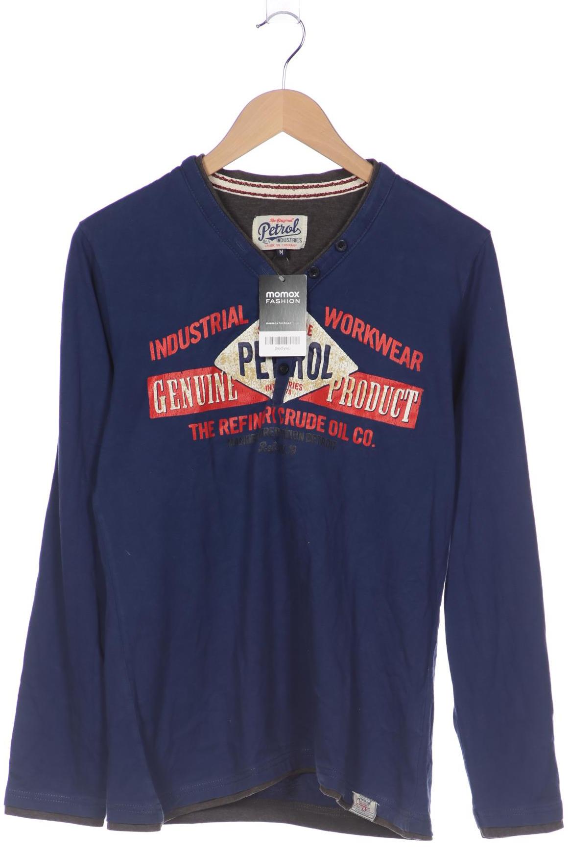 

PETROL INDUSTRIES Herren Langarmshirt, marineblau