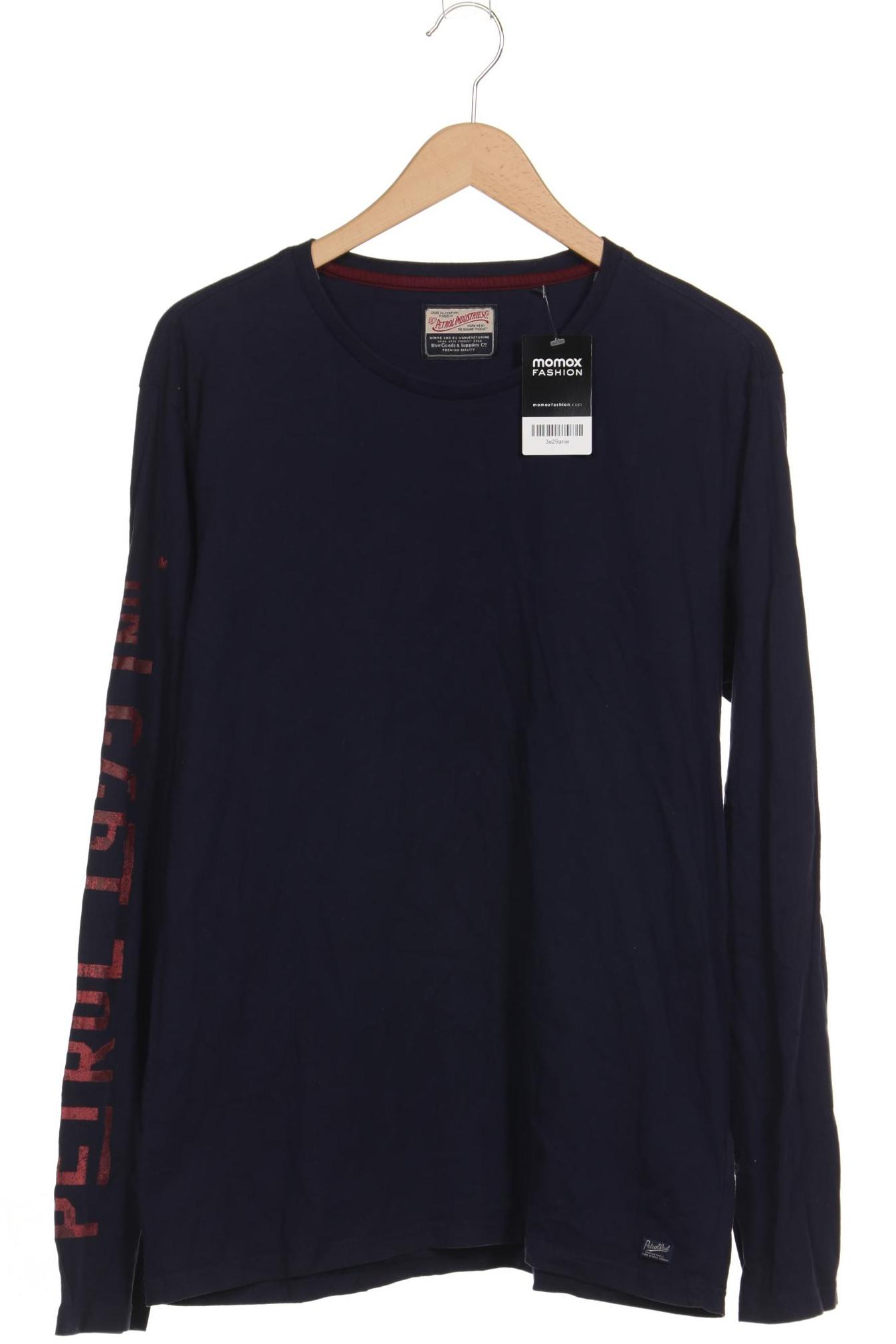 

Petrol Industries Herren Langarmshirt, marineblau, Gr. 54