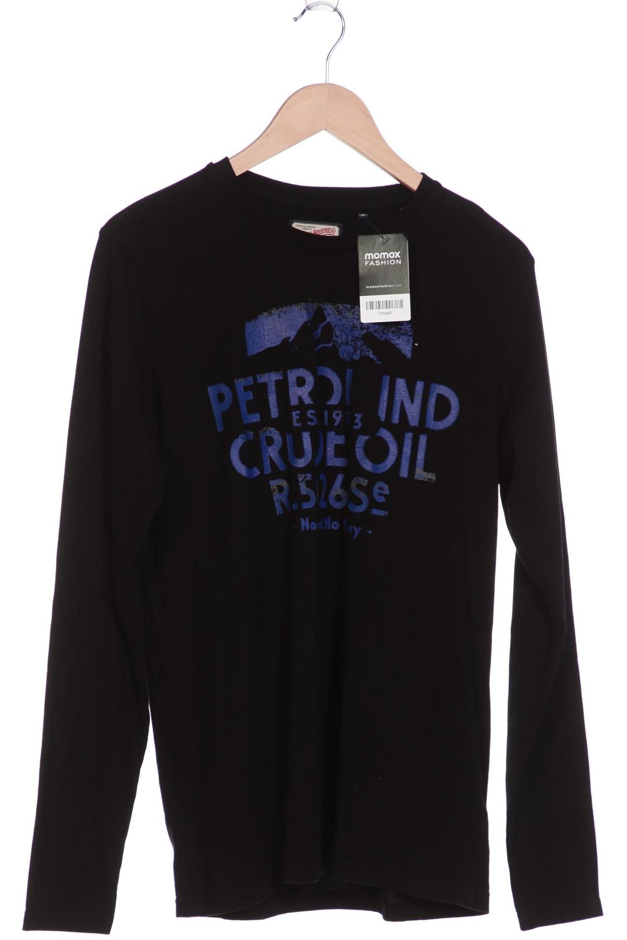

PETROL INDUSTRIES Herren Langarmshirt, schwarz