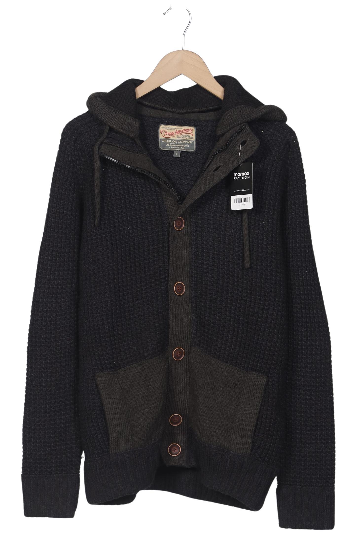 

Petrol Industries Herren Strickjacke, marineblau, Gr. 52