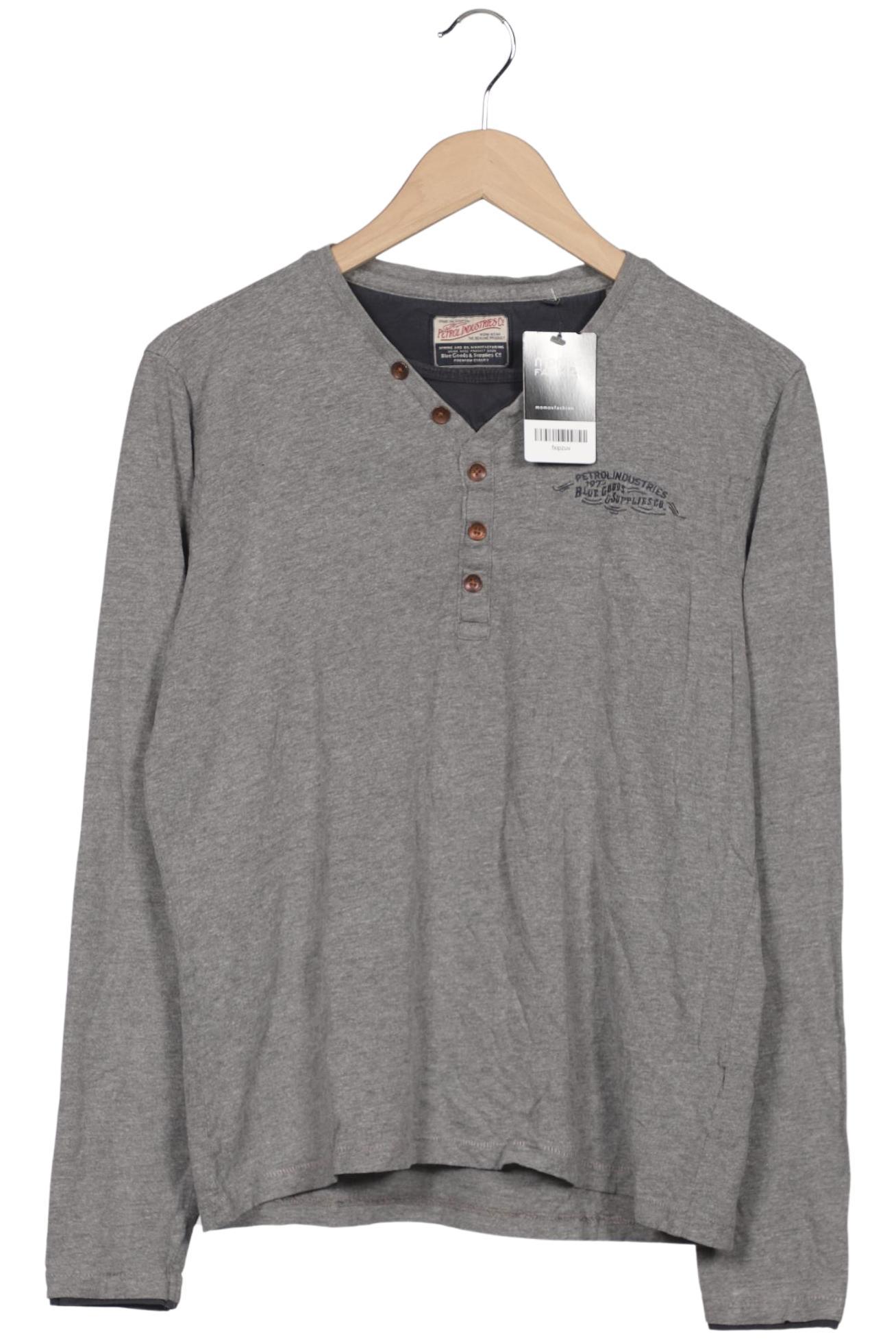 

Petrol Industries Herren Langarmshirt, grau, Gr. 48