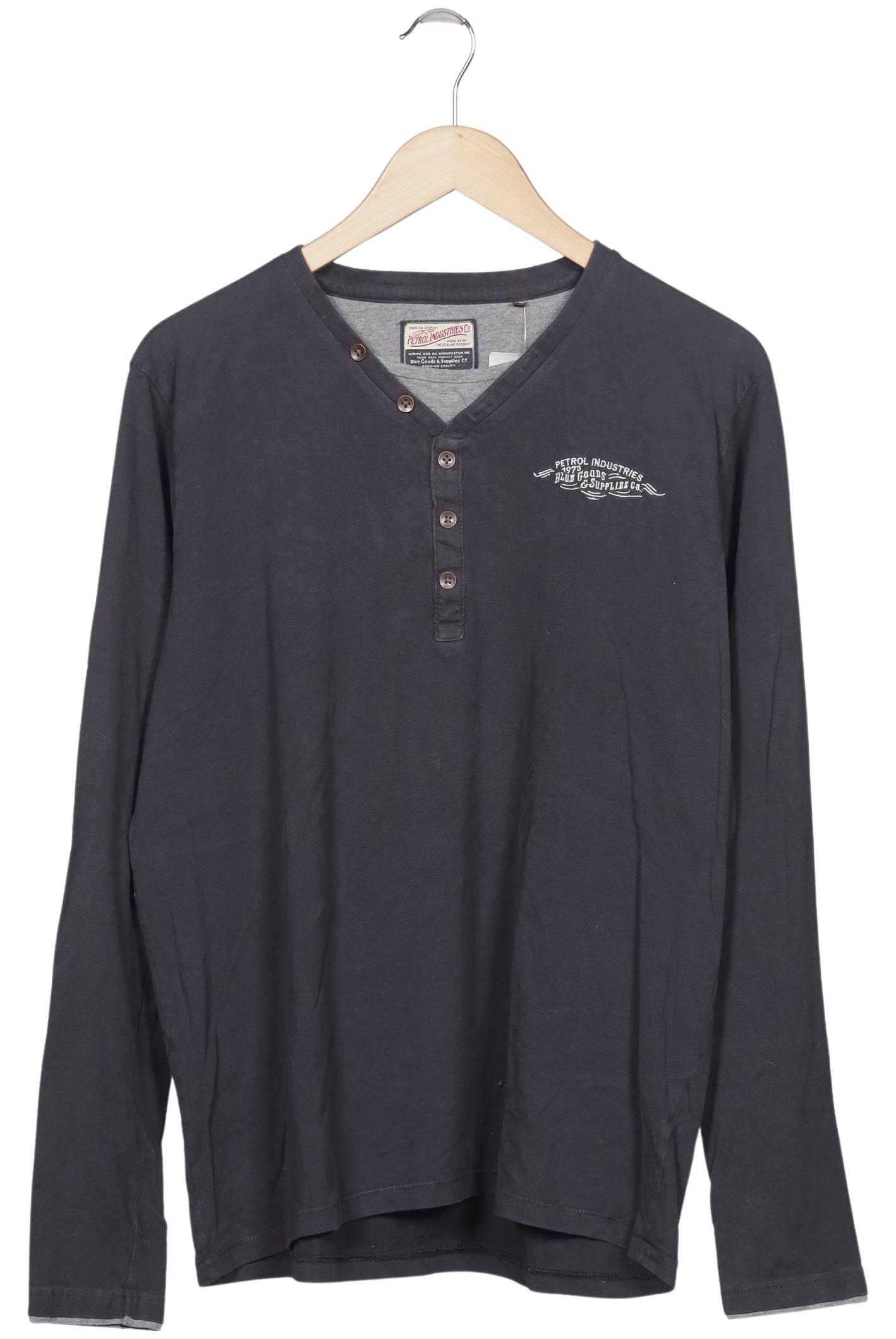 

Petrol Industries Herren Langarmshirt, marineblau, Gr. 54