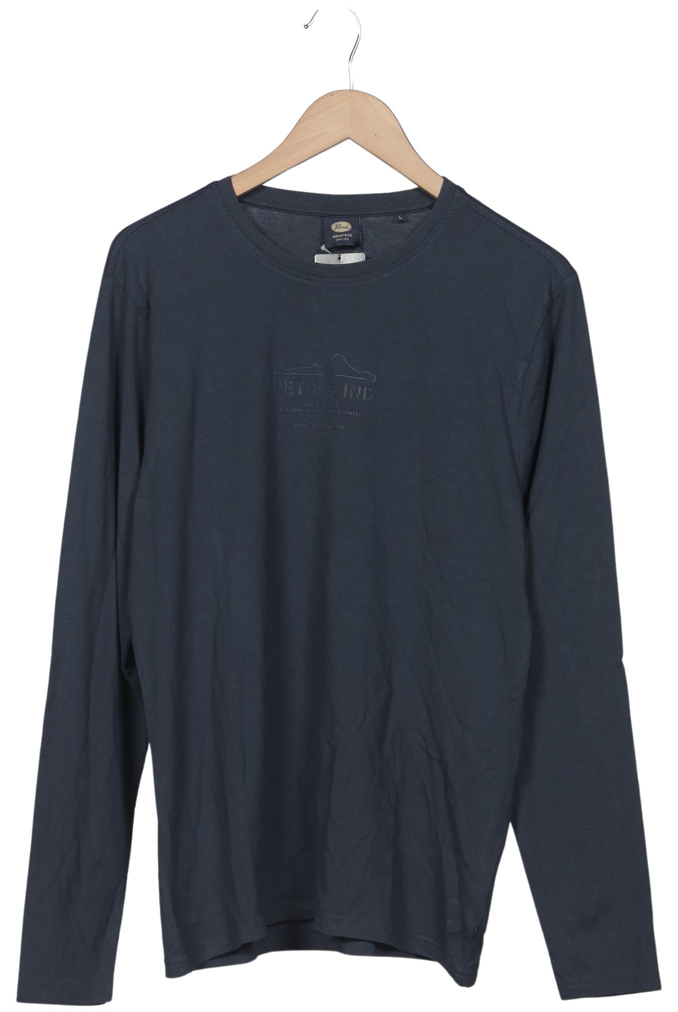 Thumbnail - Petrol Industries Herren Langarmshirt, marineblau, Gr. 52