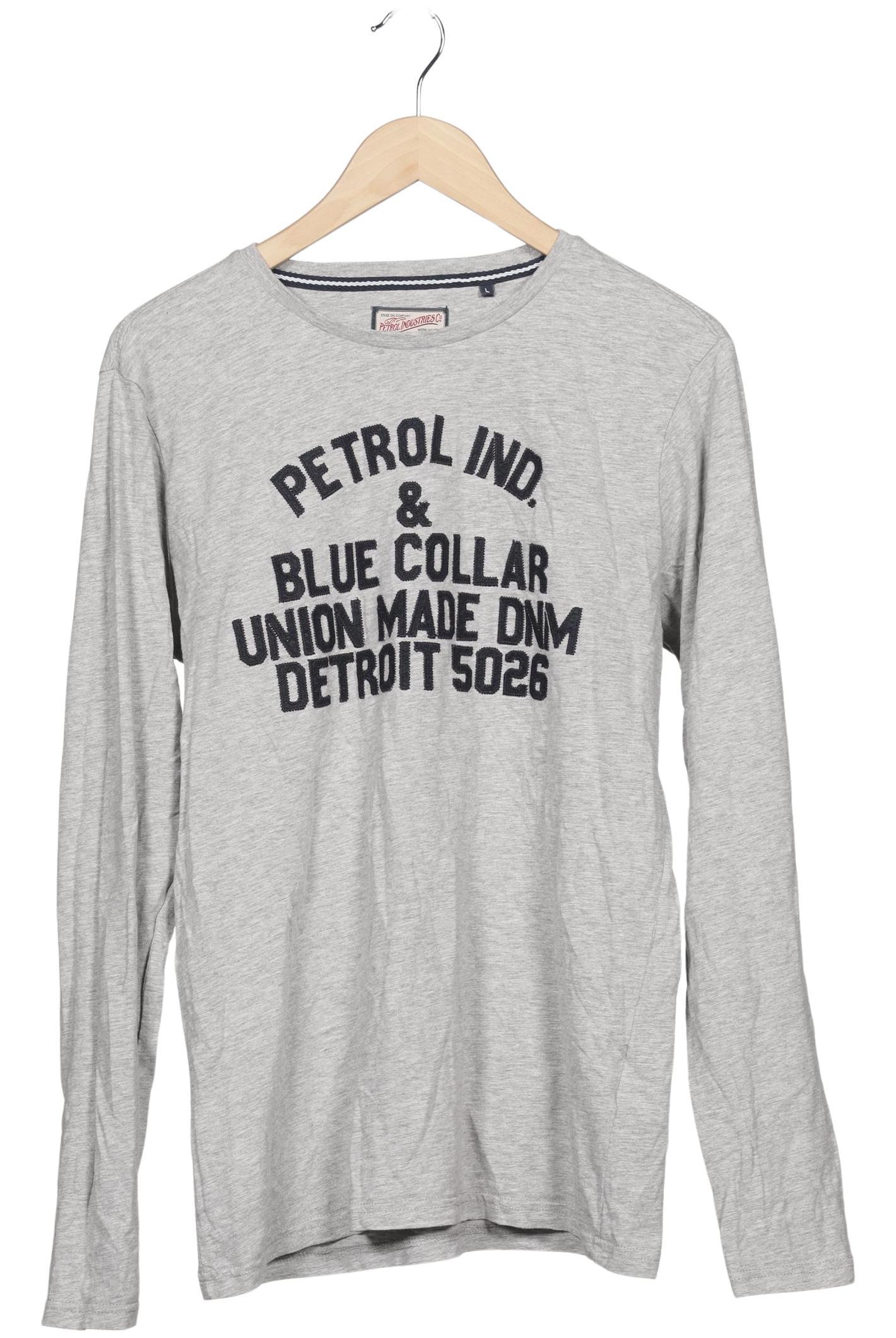 

Petrol Industries Herren Langarmshirt, grau, Gr. 52