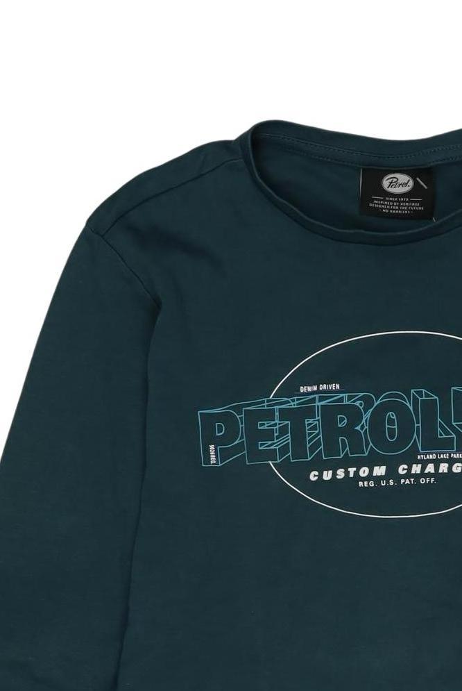 Thumbnail - Petrol Industries Jungen Langarmshirt, türkis, Gr. 176