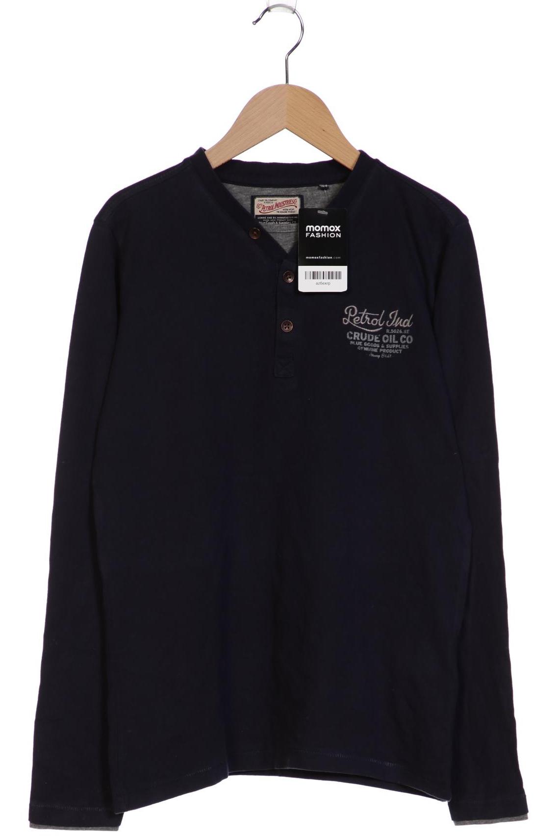 

Petrol Industries Herren Langarmshirt, marineblau, Gr. 164
