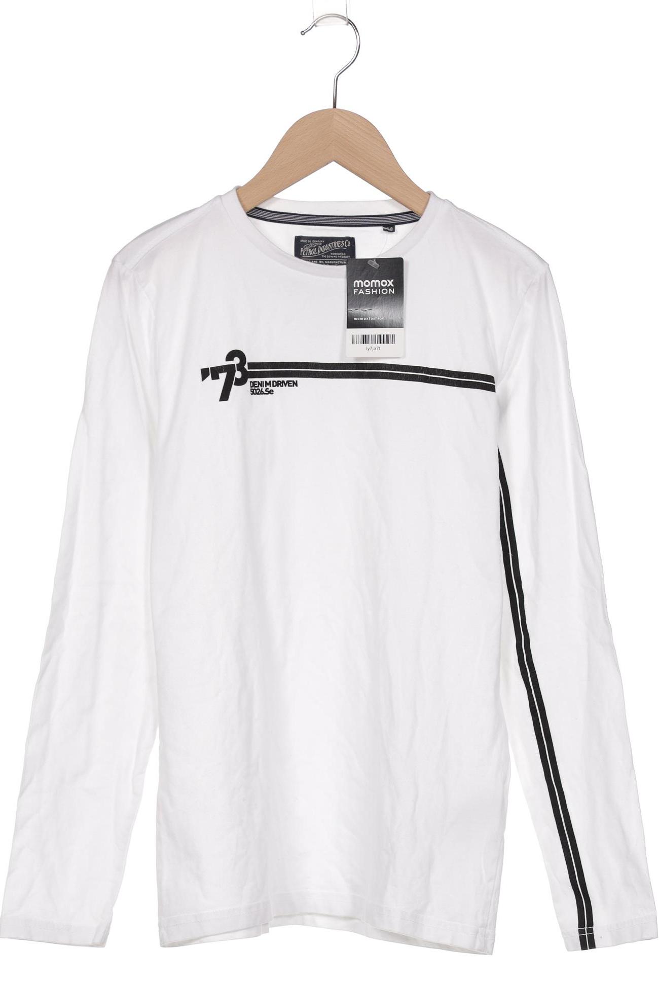 

Petrol Industries Herren Langarmshirt, weiß, Gr. 164