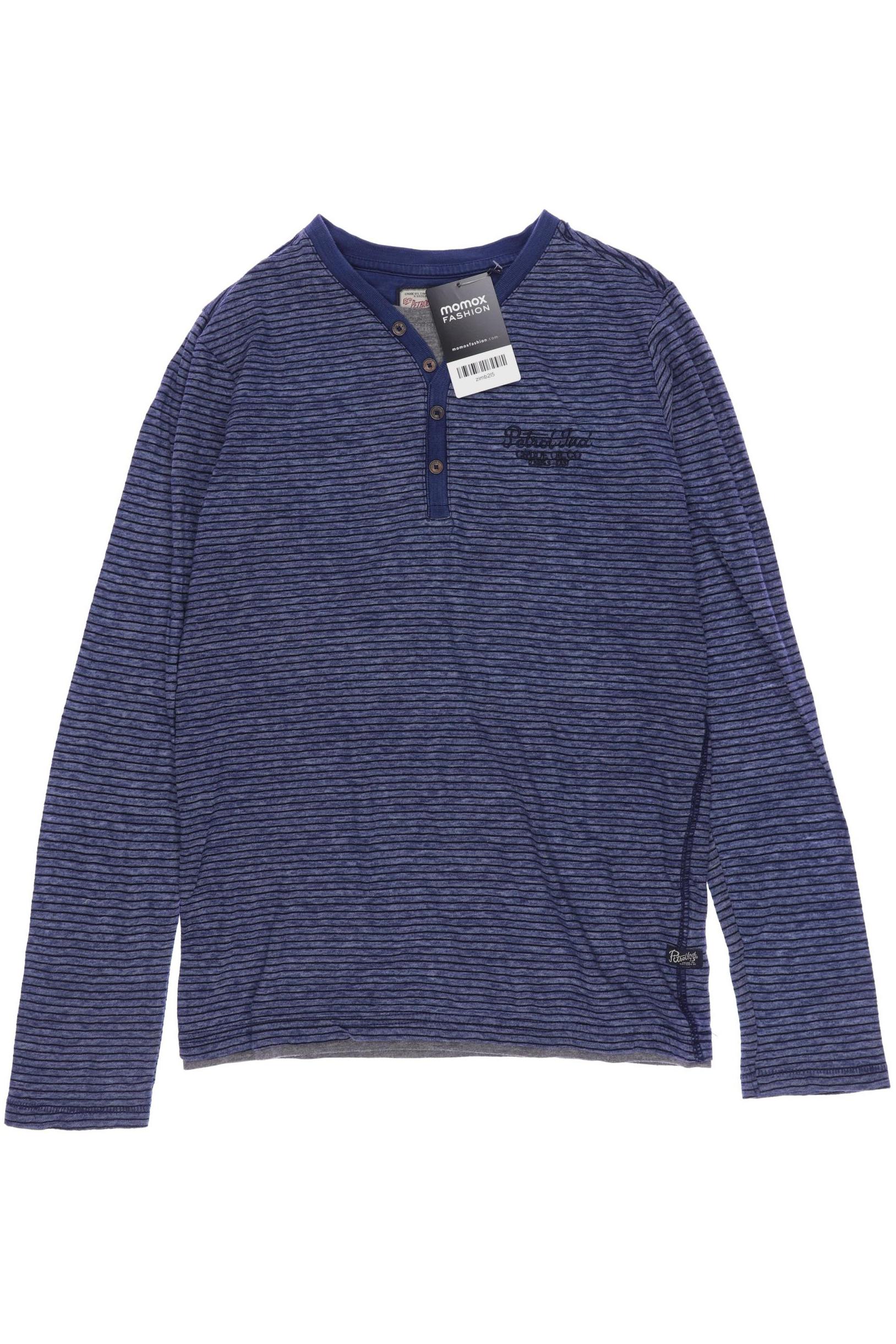 

Petrol Industries Herren Langarmshirt, marineblau, Gr. 164