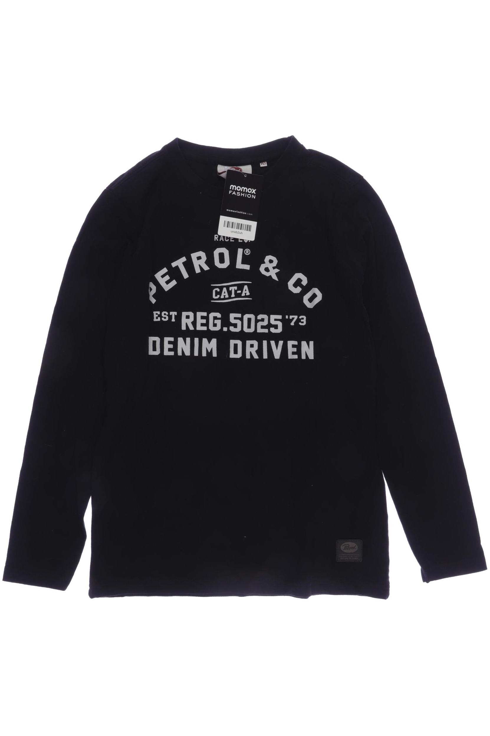 

PETROL INDUSTRIES Jungen Langarmshirt, schwarz