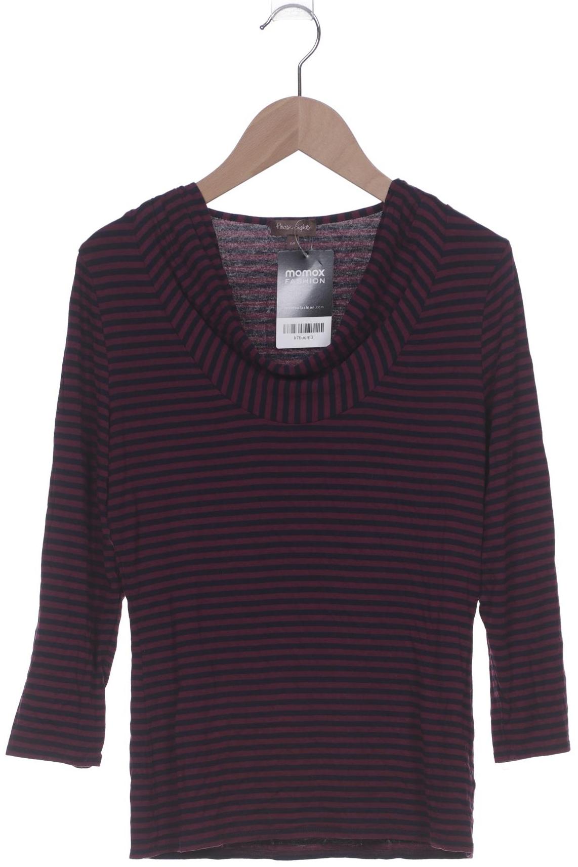 

Phase Eight Damen Langarmshirt, bordeaux, Gr. 14