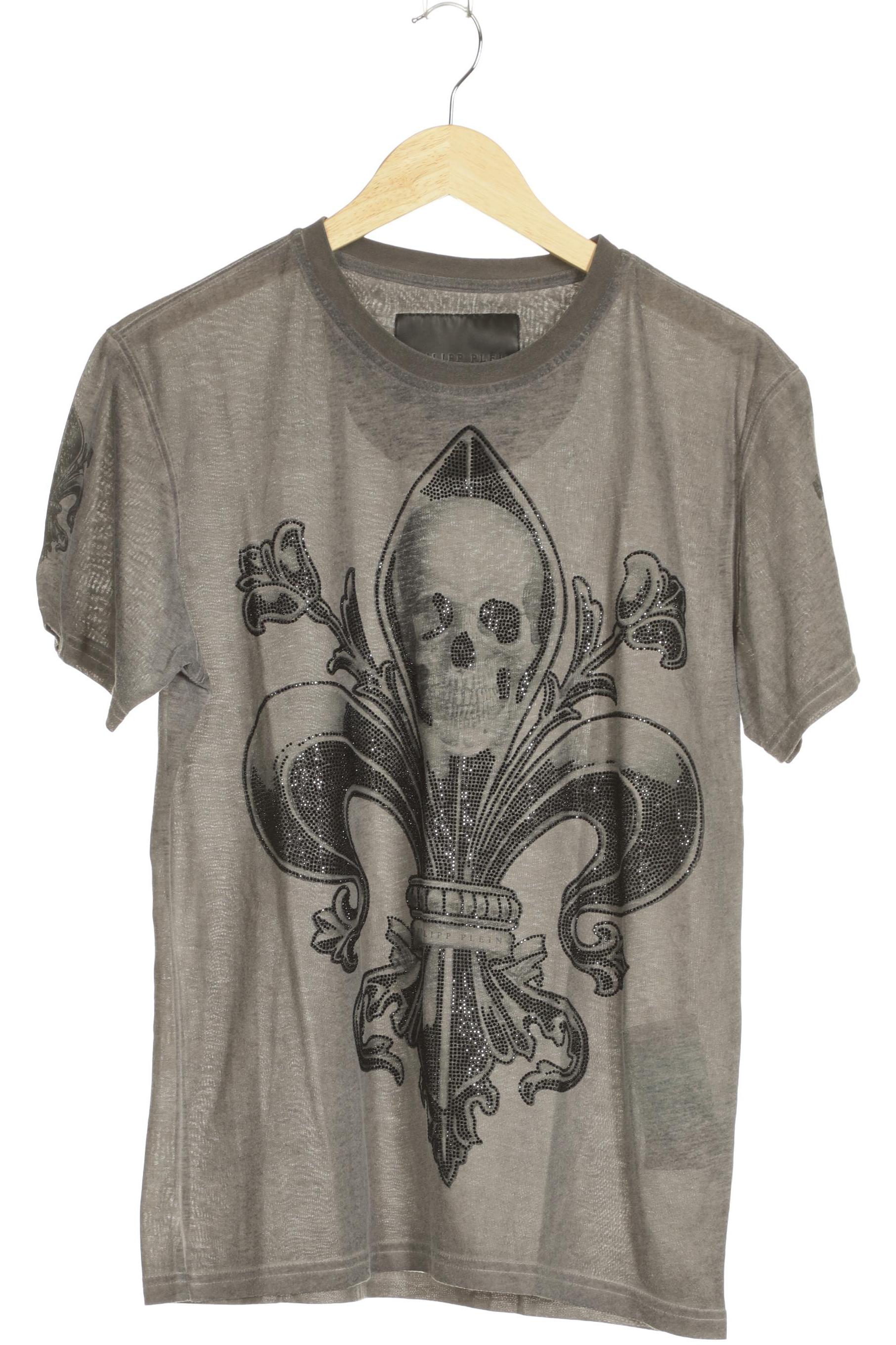 

Philipp Plein Herren T-Shirt, grau, Gr. 48
