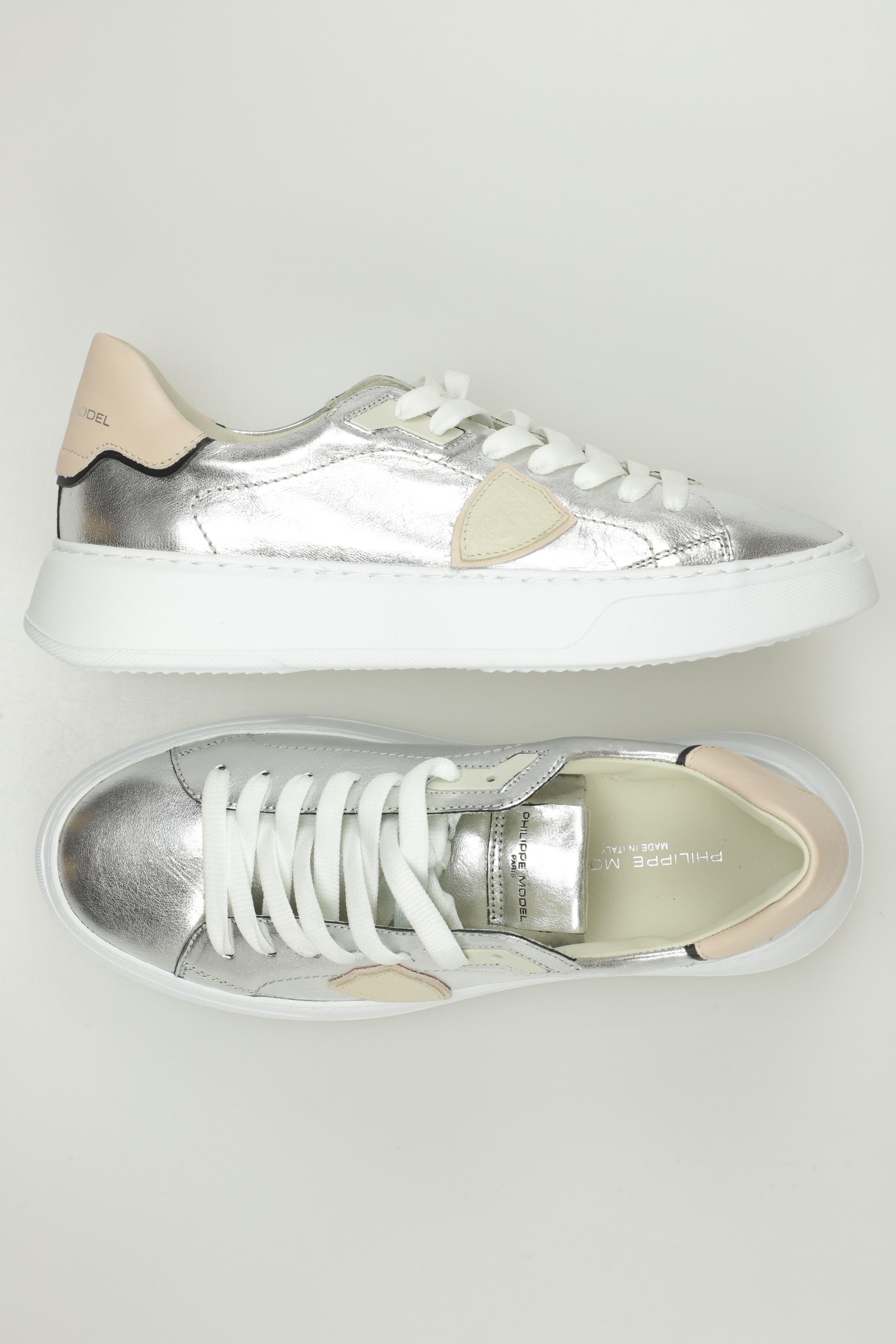 

Philippe Model Damen Sneakers, silber, Gr. 40
