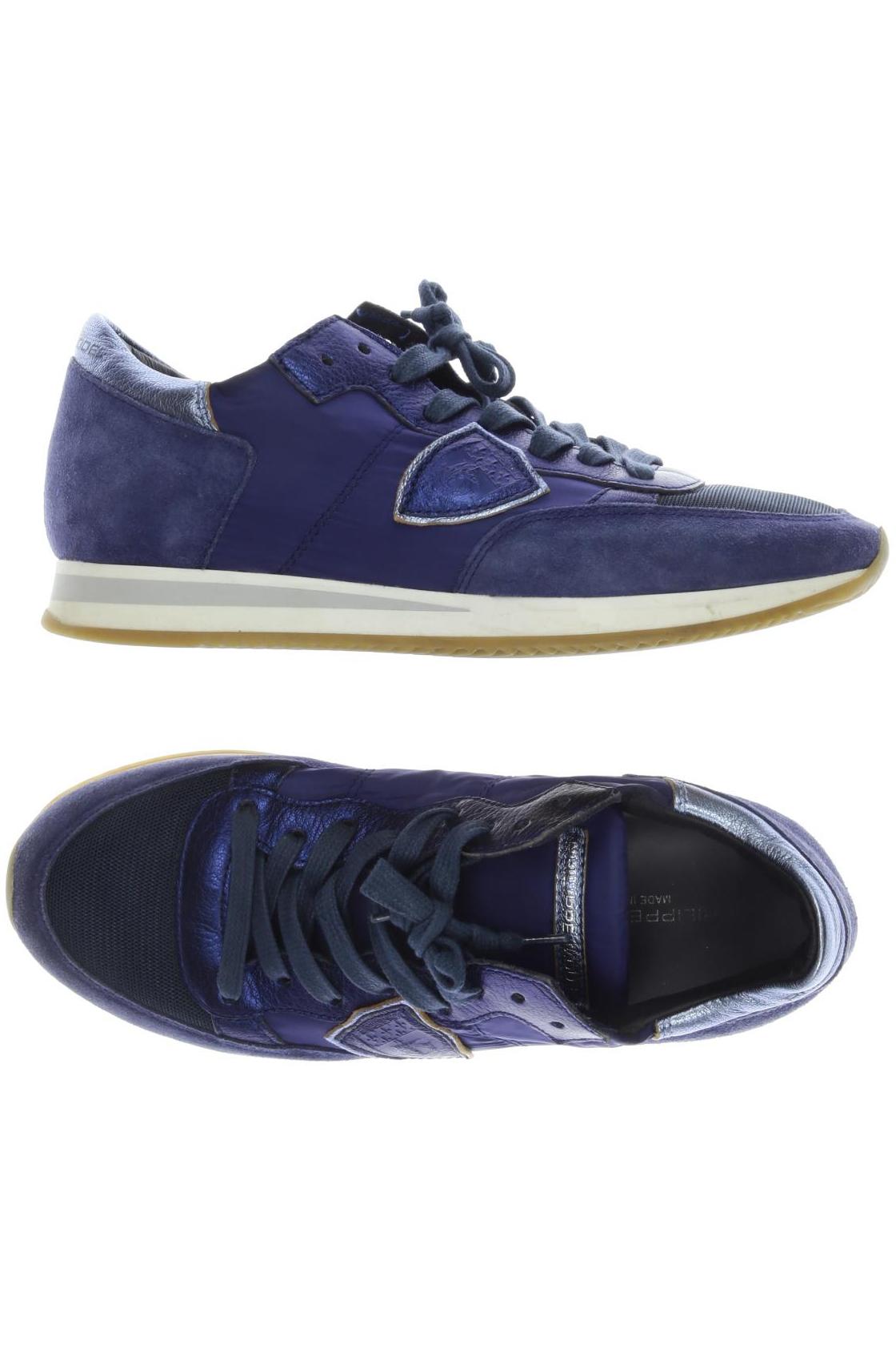 Thumbnail - Philippe Model Damen Sneakers, marineblau, Gr. 37