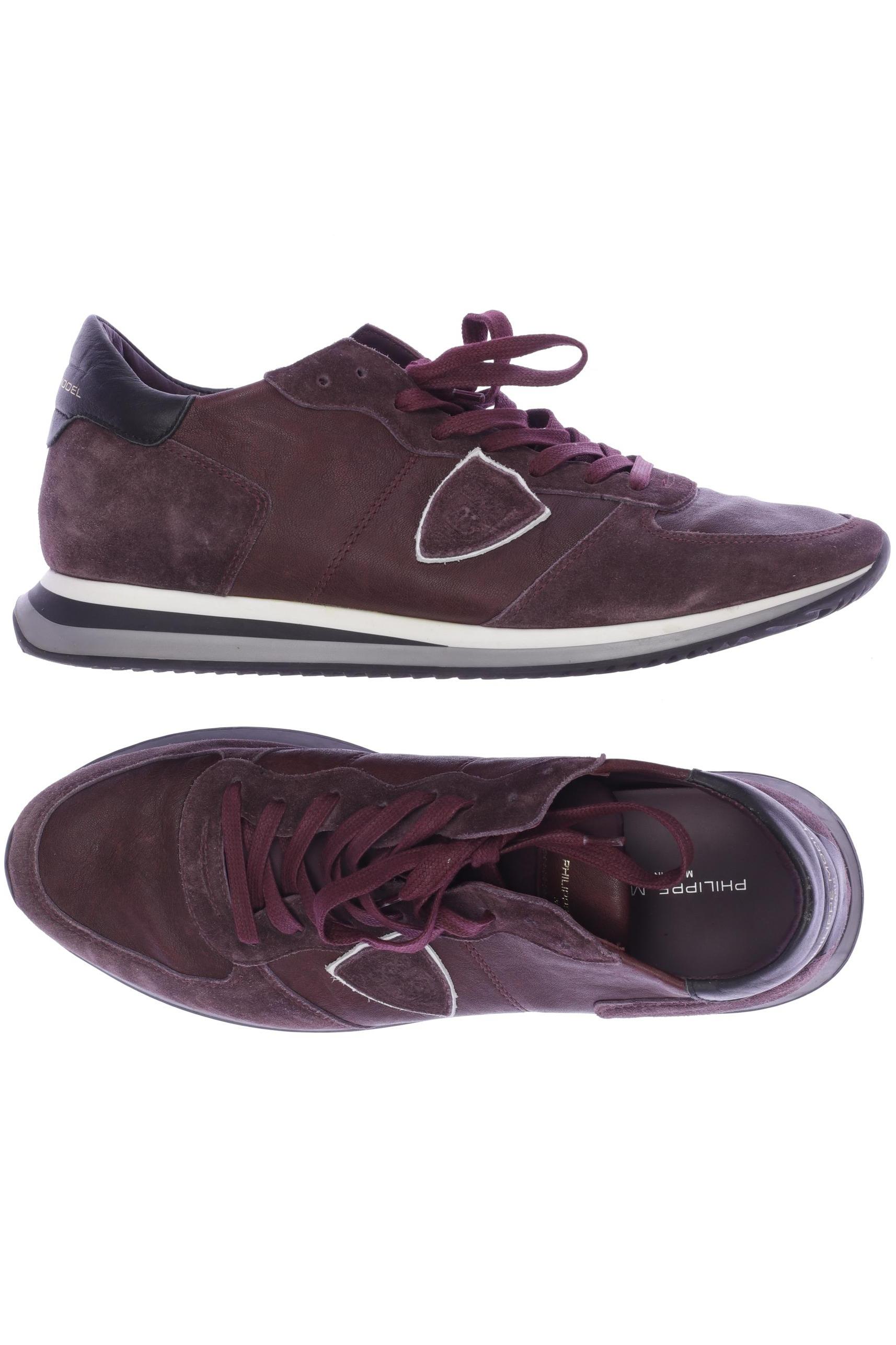 Thumbnail - Philippe Model Herren Sneakers, bordeaux, Gr. 44