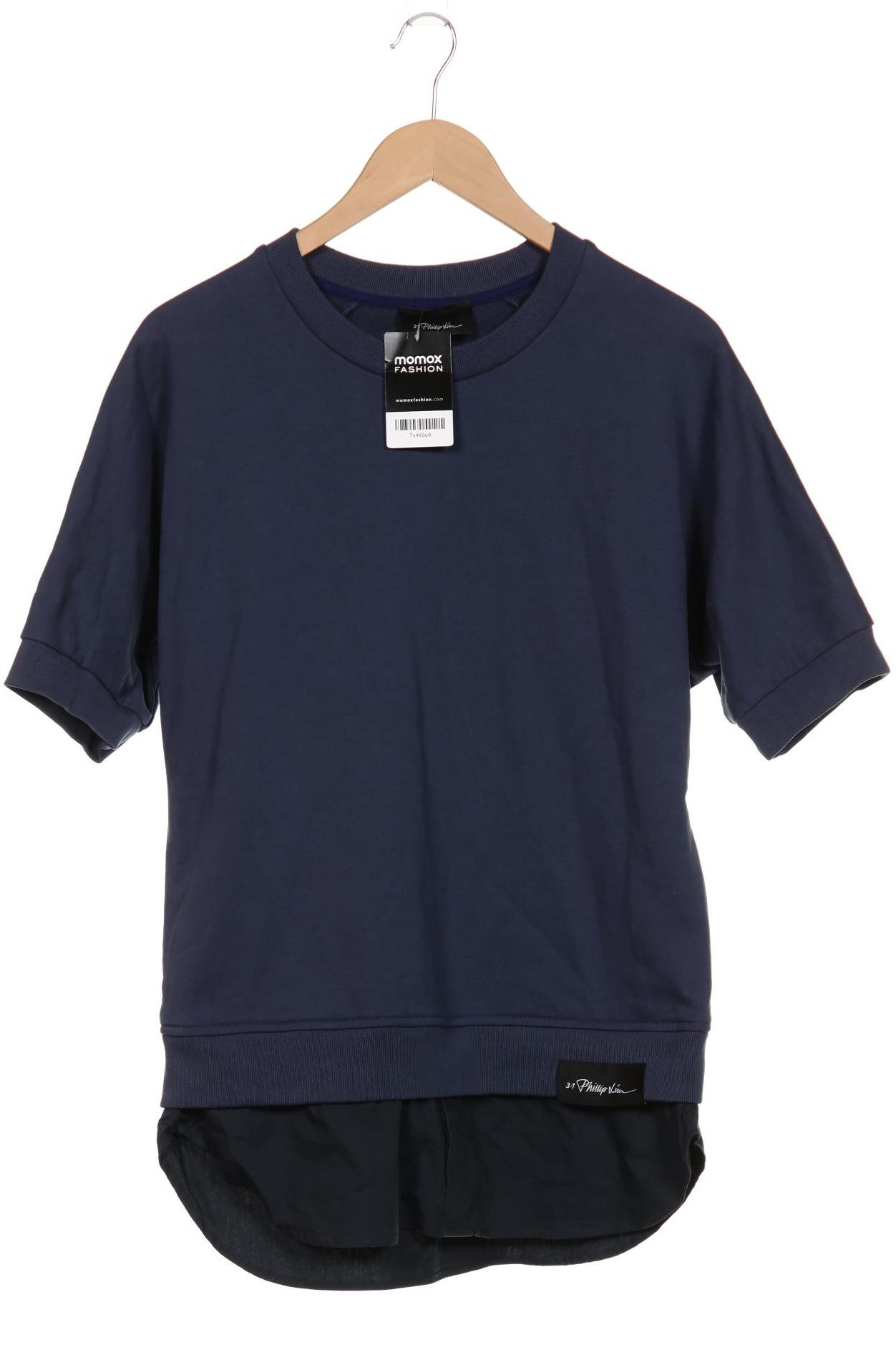 

Phillip Lim Damen T-Shirt, marineblau, Gr. 38