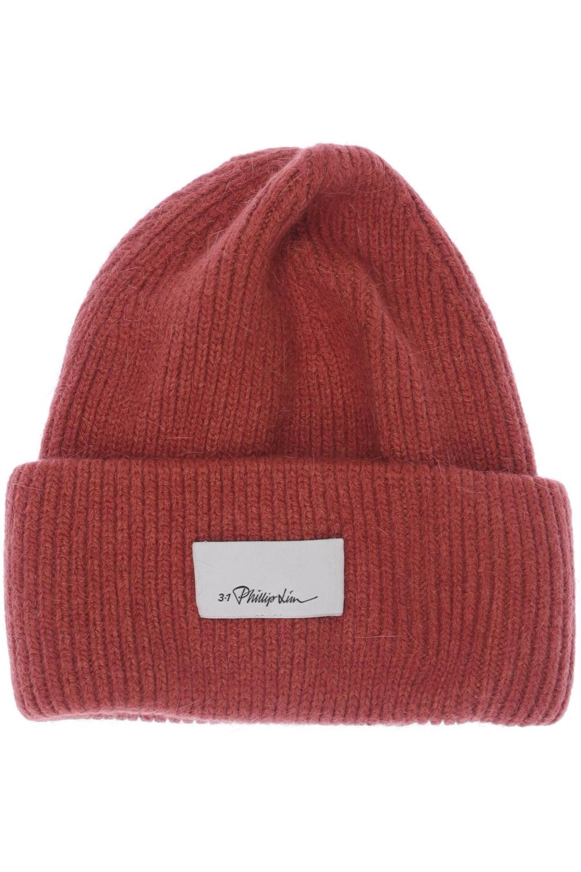 

Phillip Lim Herren Hut/Mütze, rot, Gr. uni