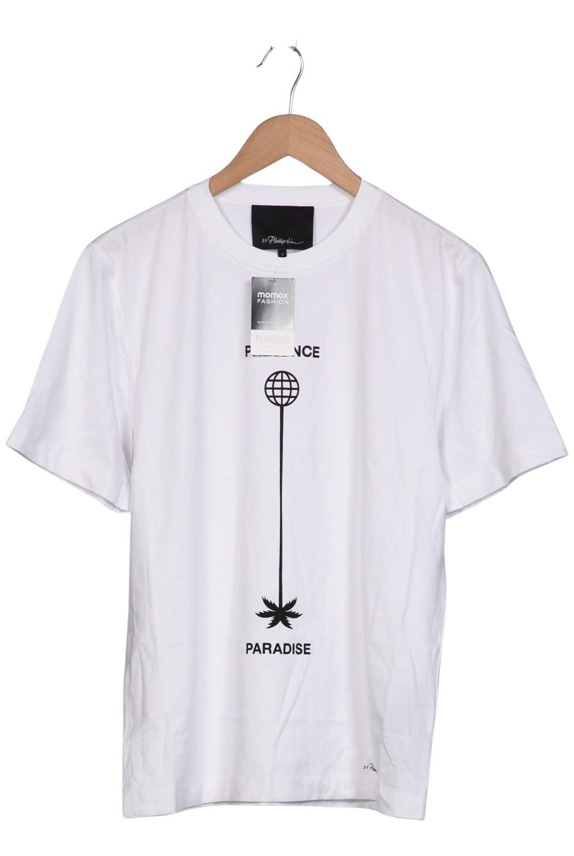 

Phillip Lim Herren T-Shirt, weiß, Gr. 46